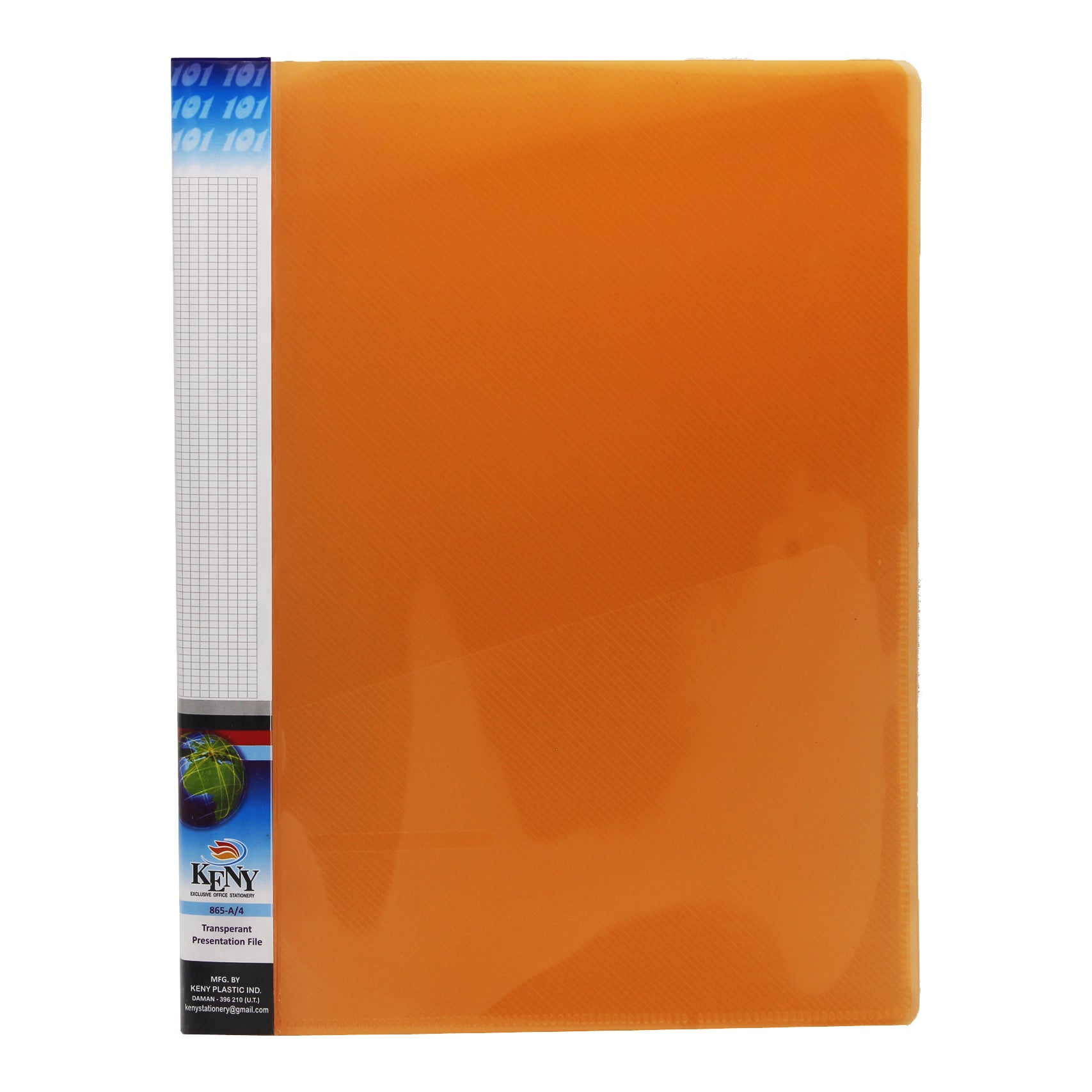 Keny Presentation Report File | A4 Size | Pack Of 10