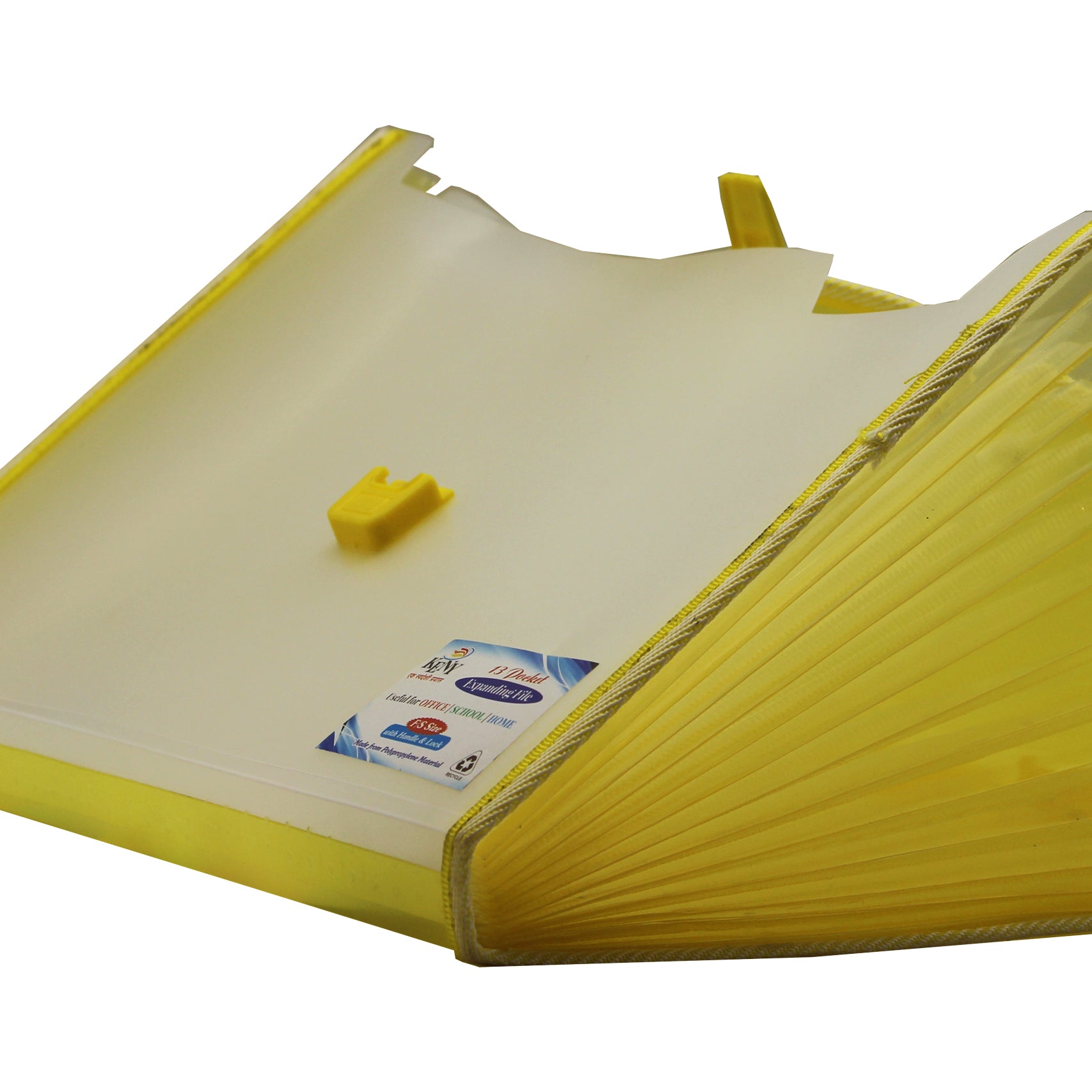 Keny Trasparent Expanding File | Piano File with 13 Pockets | FC Size