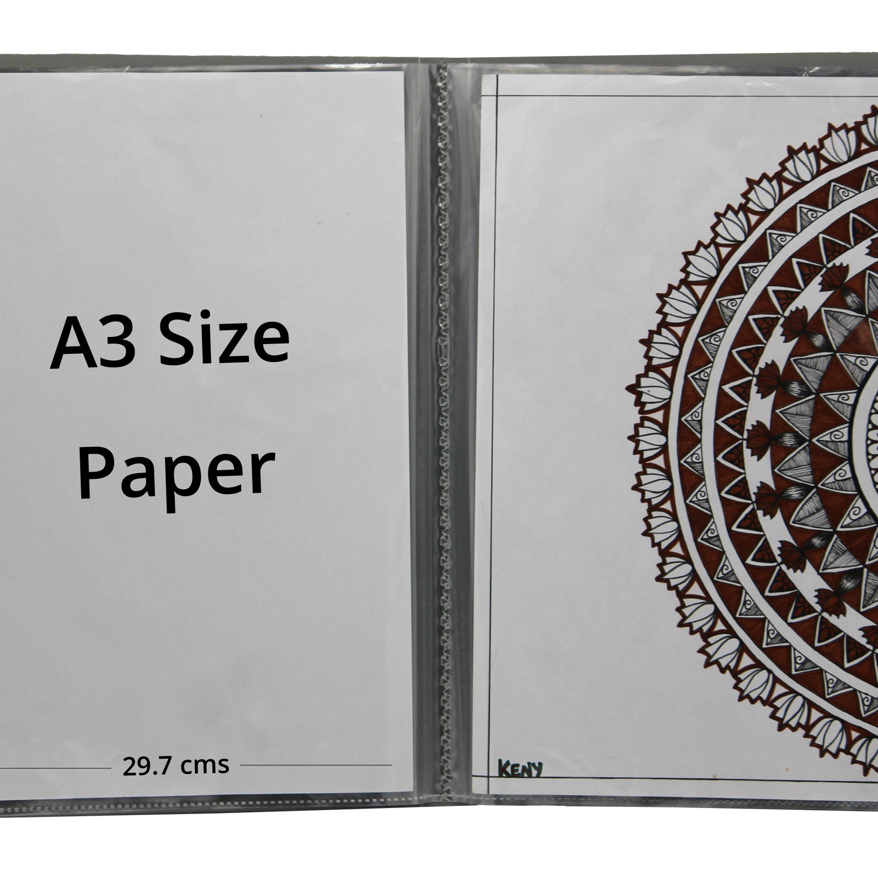 Keny Display File | 20 Pockets | A3 Size