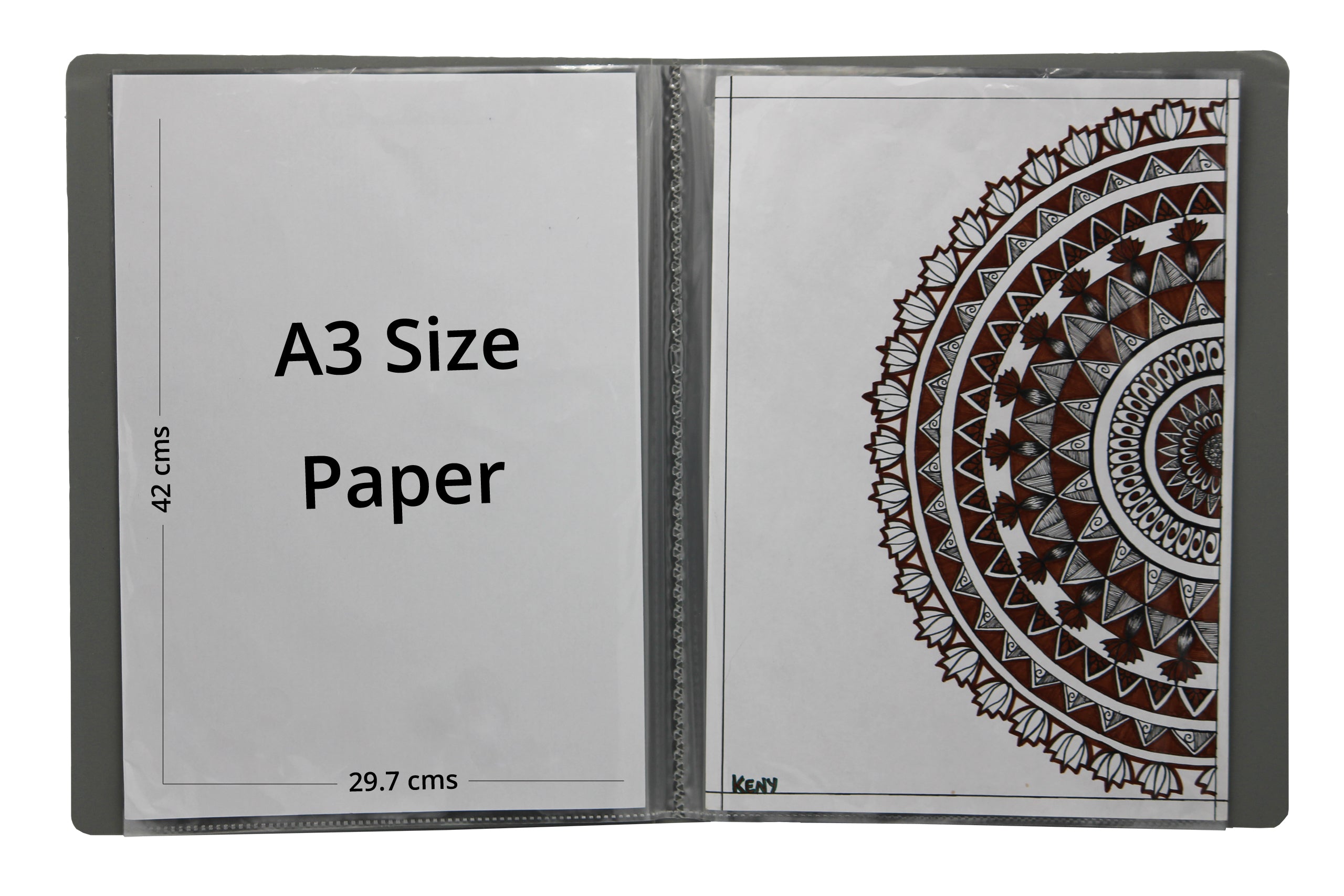 Keny Display File | 20 Pockets | A3 Size