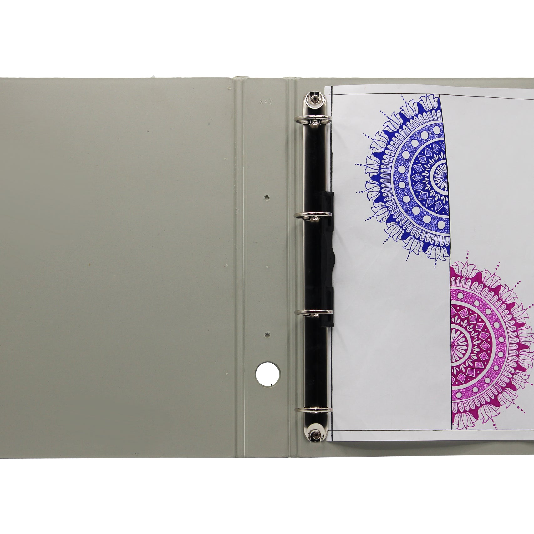 Keny Moulded Ring Binder File | 4D 25 mm Clip | Heavy-Duty File | A4 Size