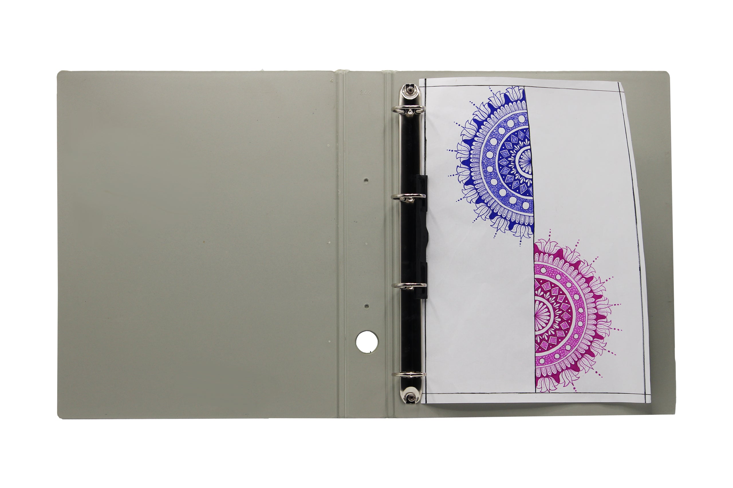 Keny Moulded Ring Binder File | 4D 25 mm Clip | Heavy-Duty File | A4 Size