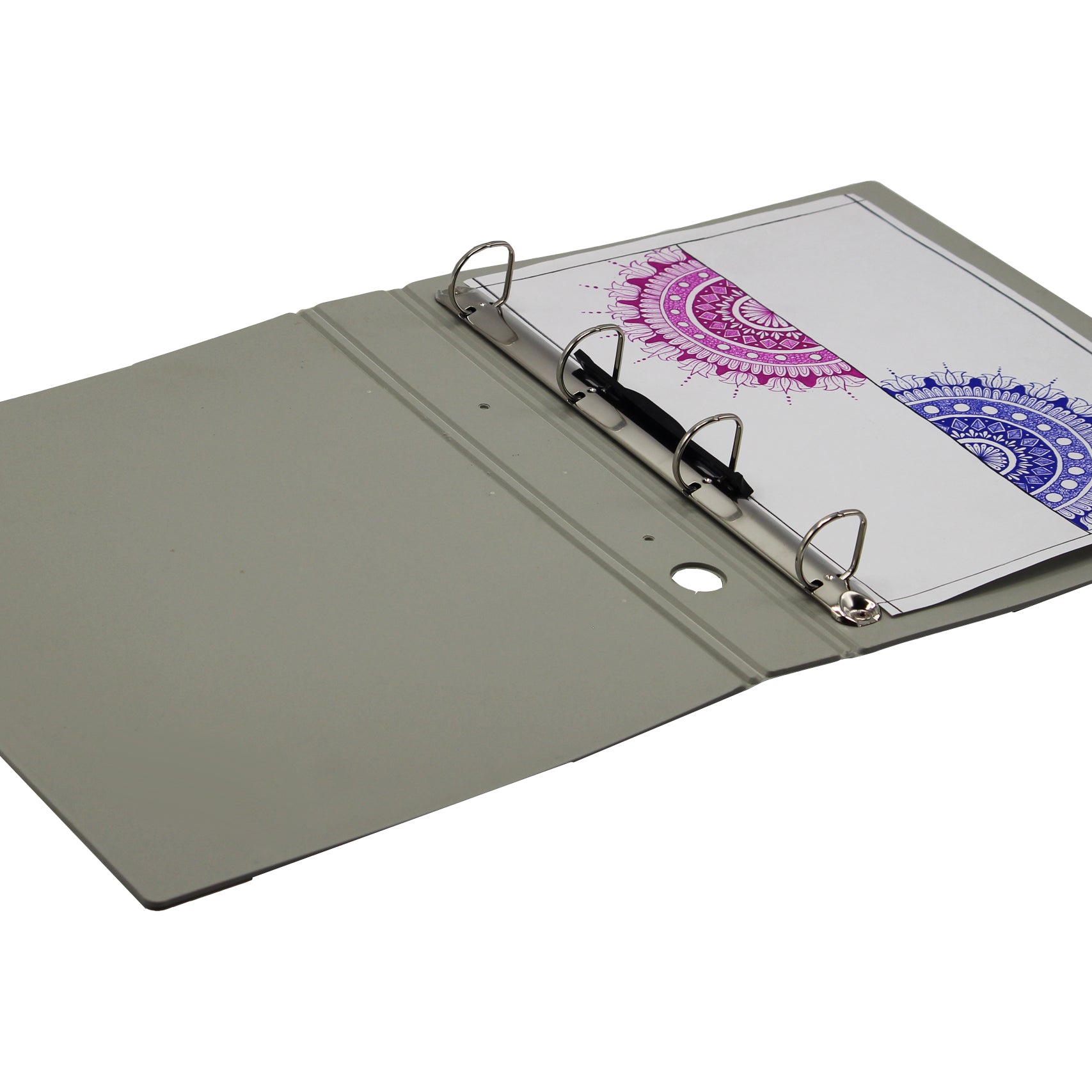 Keny Moulded Ring Binder File | 4D 25 mm Clip | Heavy-Duty File | A4 Size