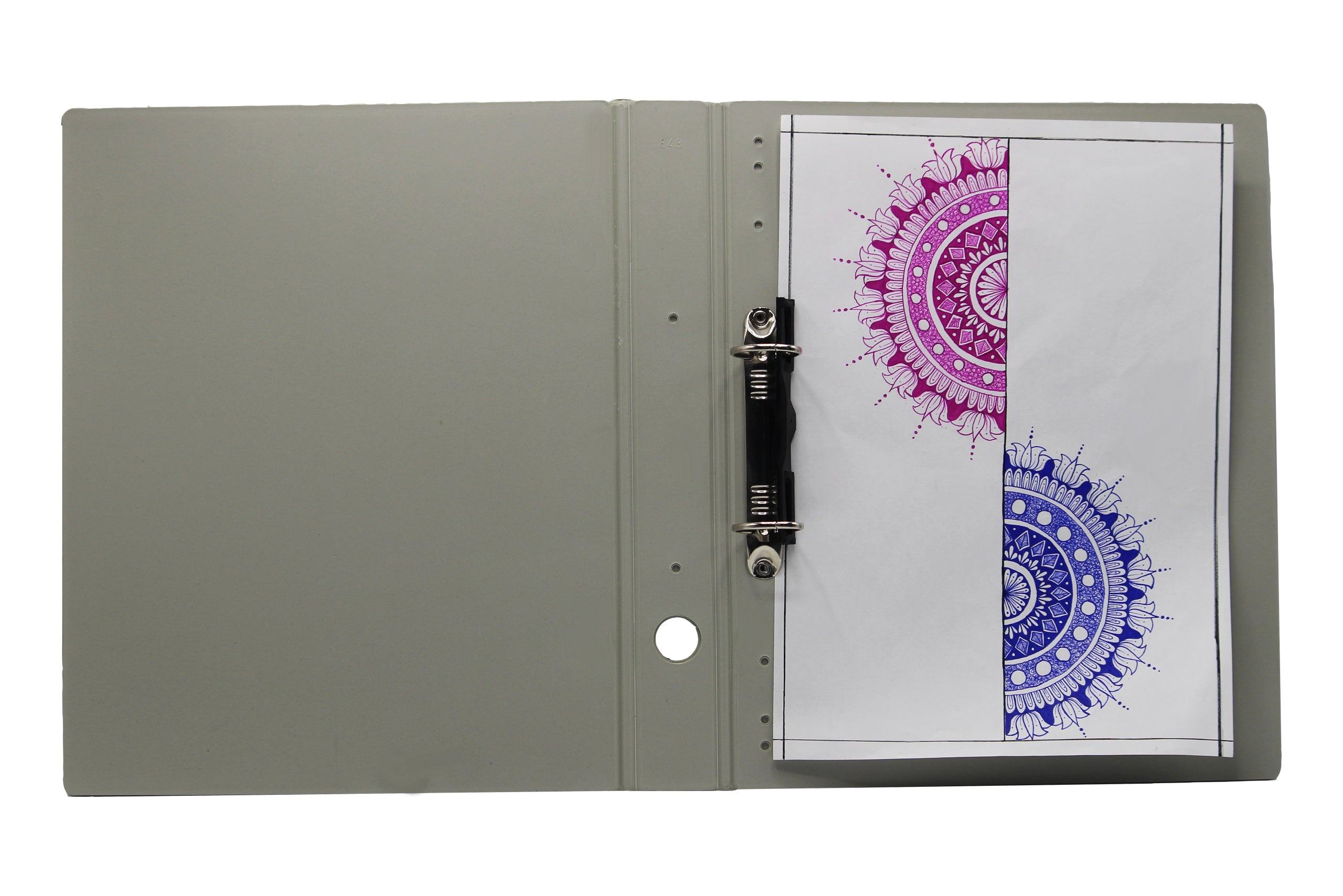 Keny Moulded Ring Binder File | 2D 25 mm Clip | Heavy-Duty File | A4 Size