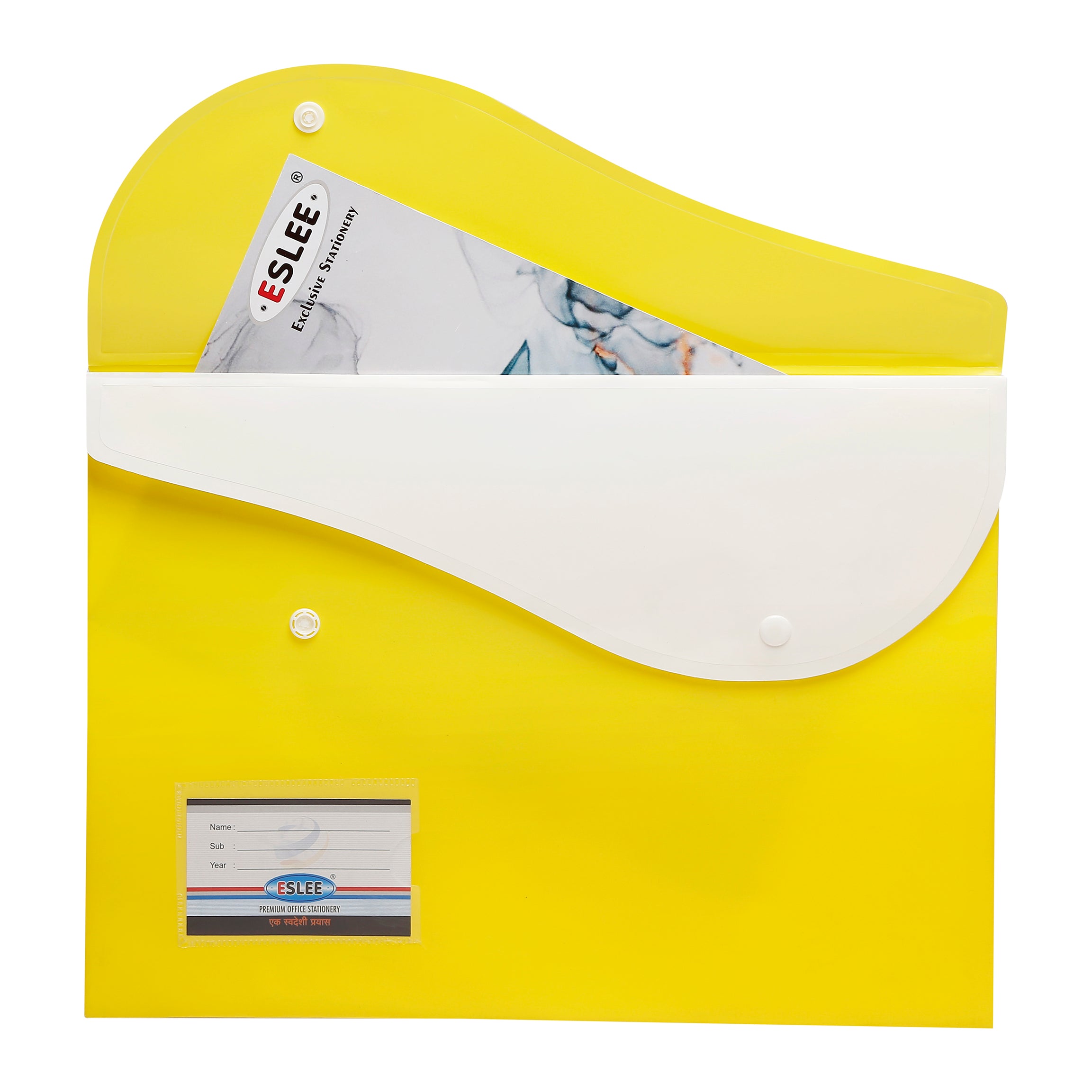 Eslee Envelope File | With Dual Pocket | FC Size | Pack of 10
