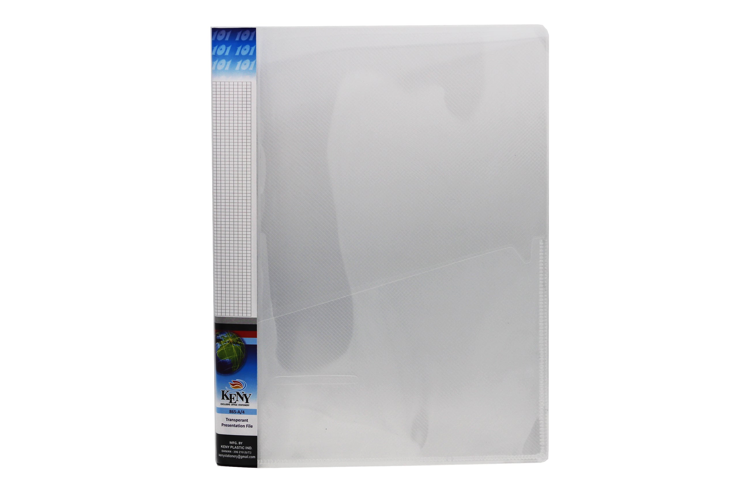 Keny Presentation Report File | A4 Size | Pack Of 10