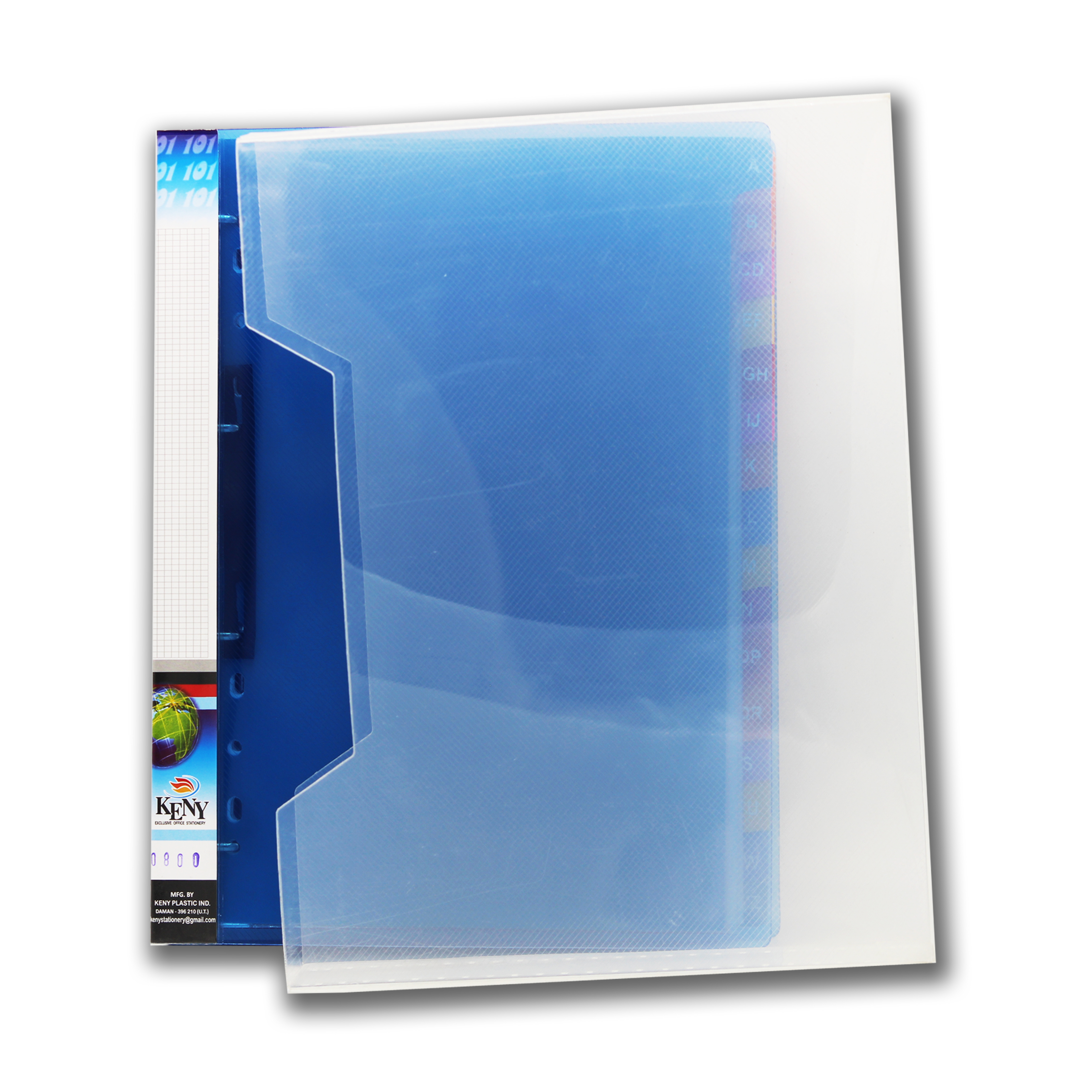 Keny Business Card Folder | 10 Cards | 800 Pockets | With Index Set & Box