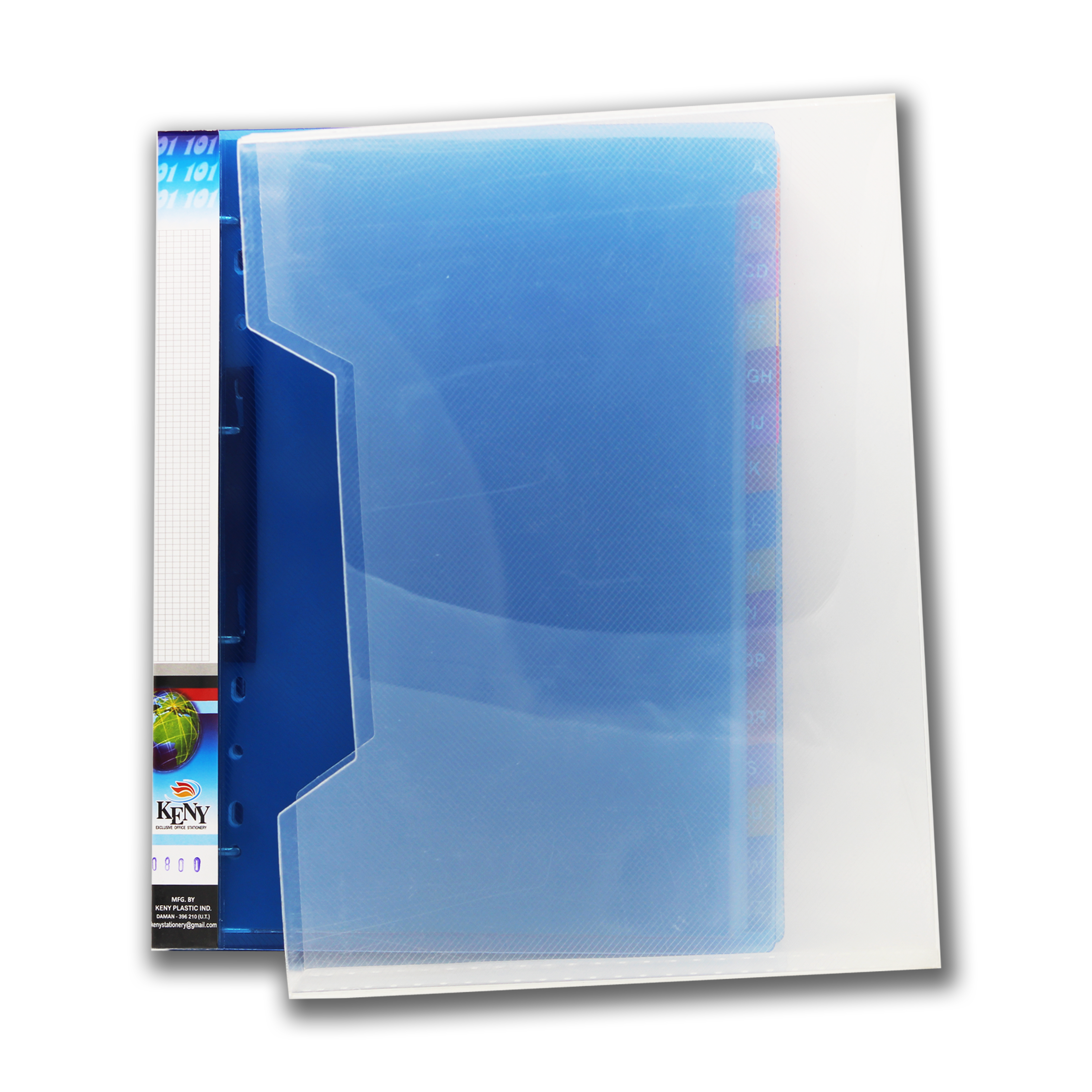 Keny Business Card Folder | 10 Cards | 800 Pockets | With Index Set & Box