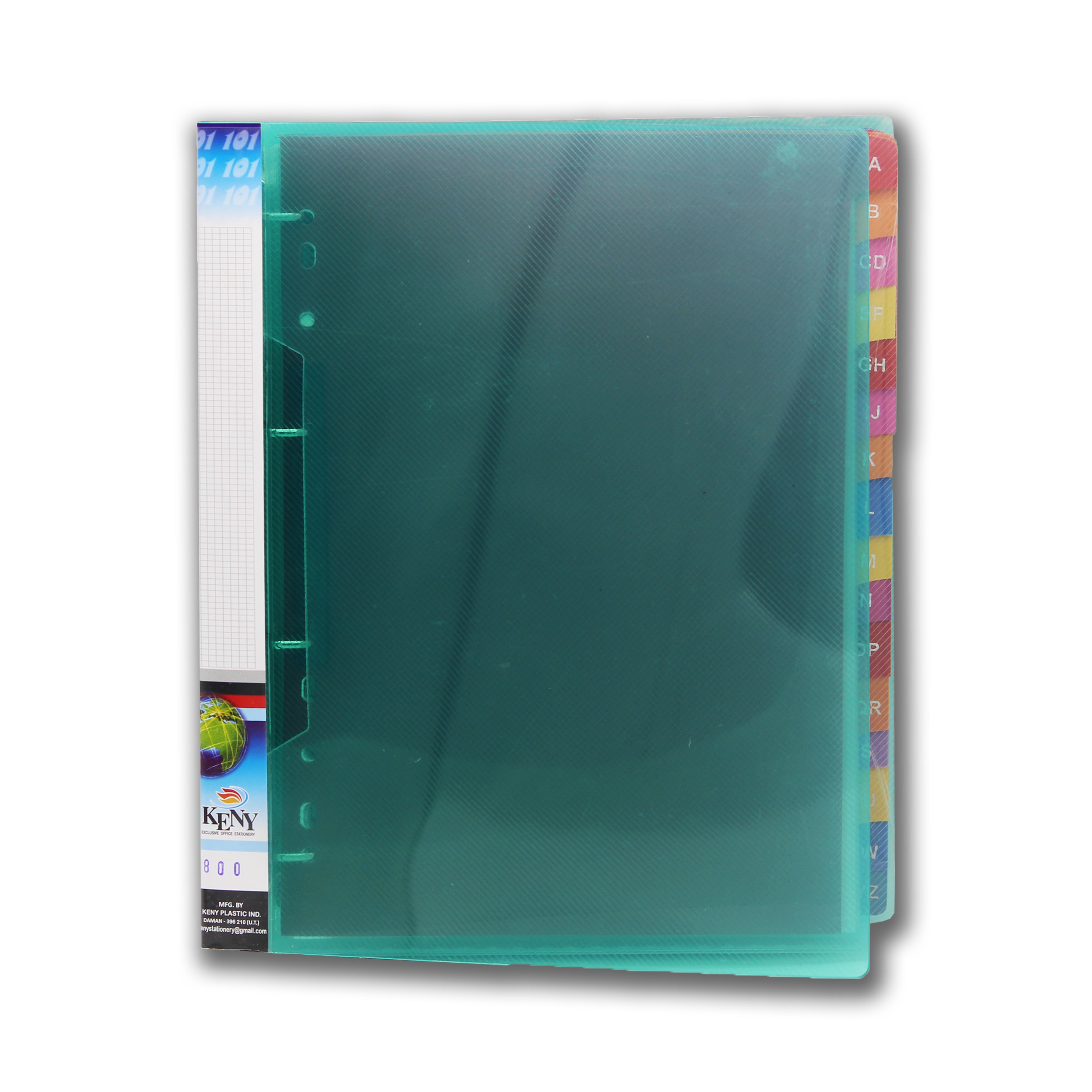 Keny Business Card Folder | 10 Card Slots | 800 Pockets With Index Set