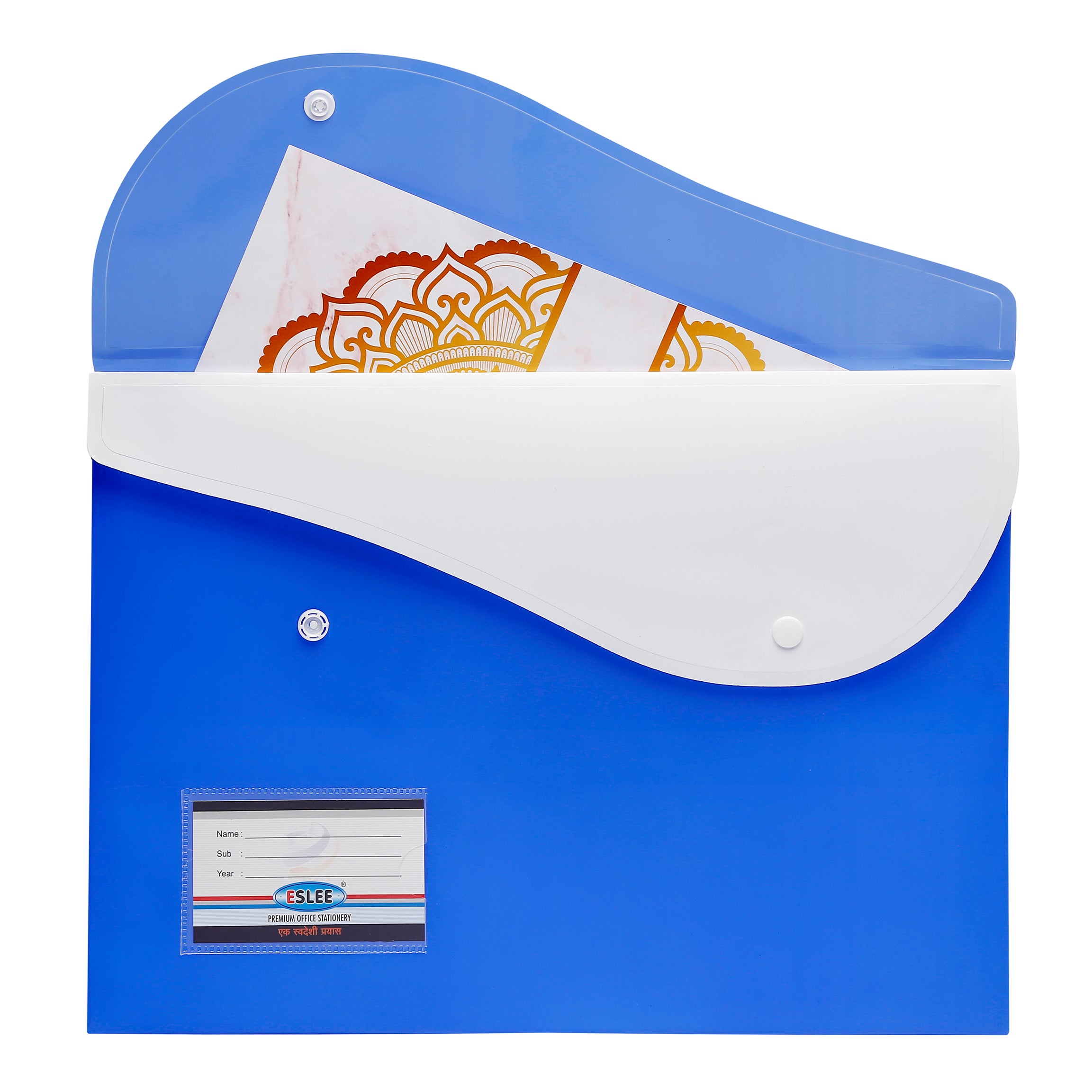 Eslee Envelope File | With Dual Pocket | FC Size | Pack of 10