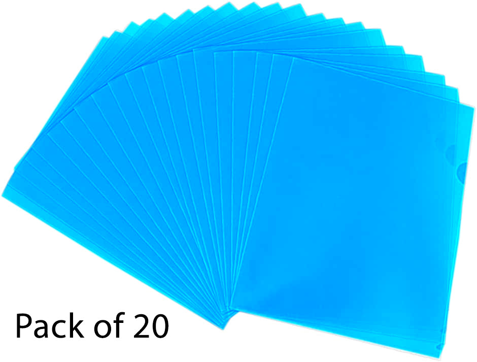 Keny L Folder | Standard Jackets | A4 Size | Pack of 20