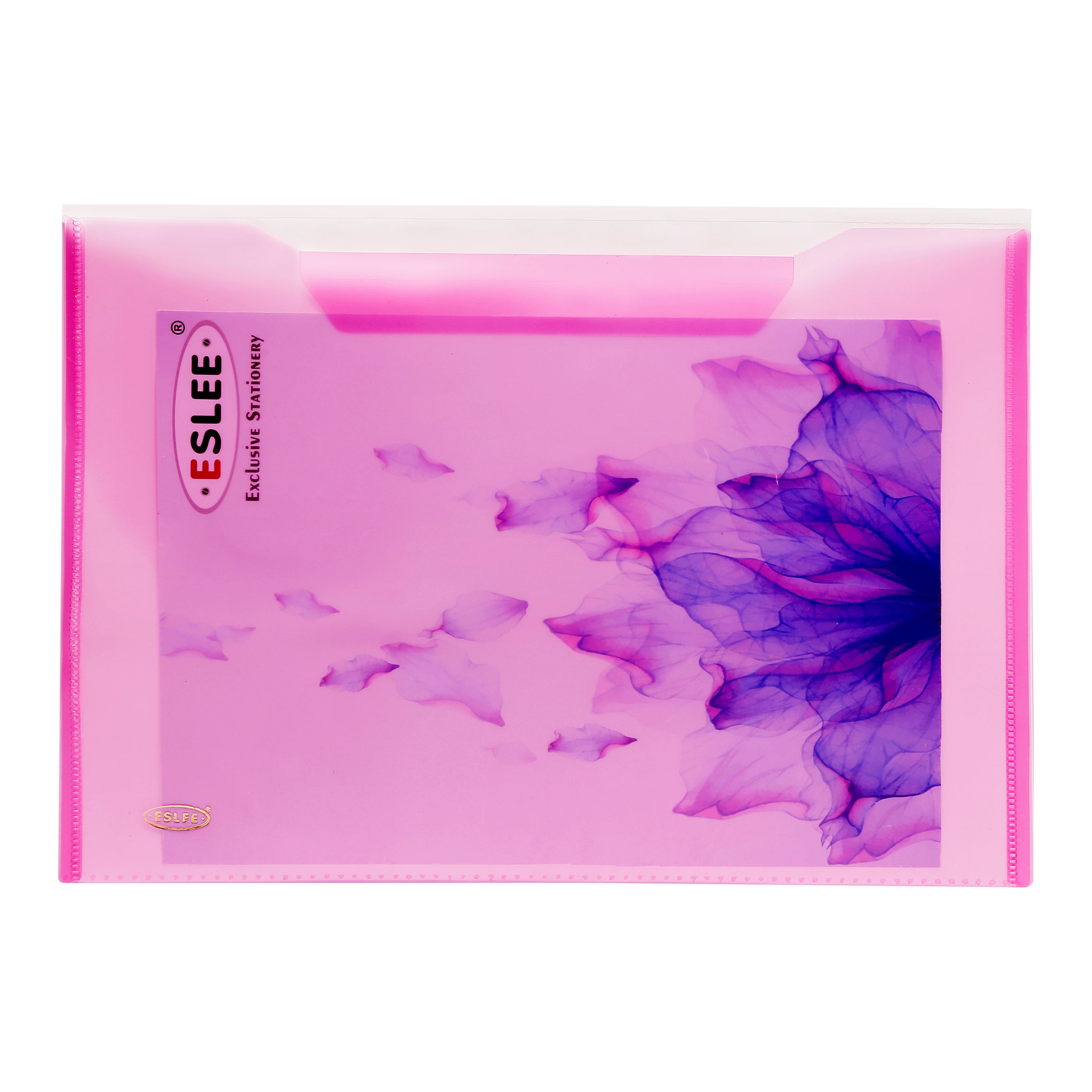 Eslee Envelope Button File with Back Pocket | FC Size | Pack of 10