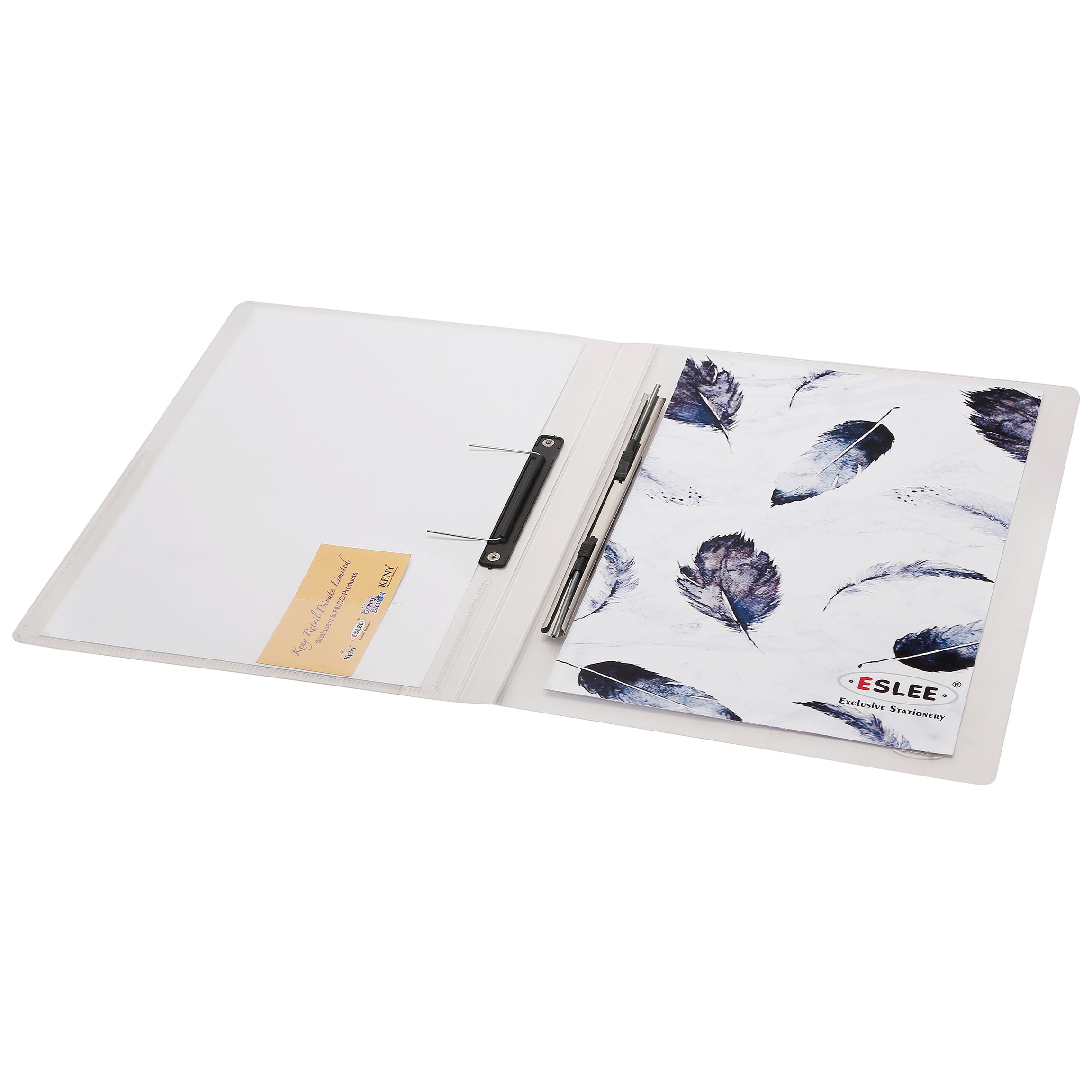 Eslee Crossline Cobra Spring Clip File | Stainless Steel Clip | FC Size