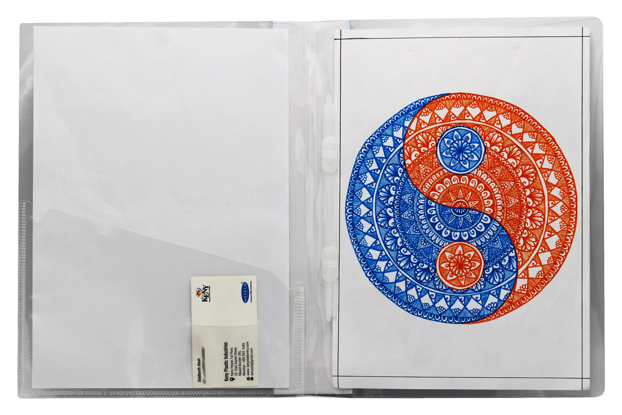 Keny Presentation Report File | A4 Size | Pack Of 10