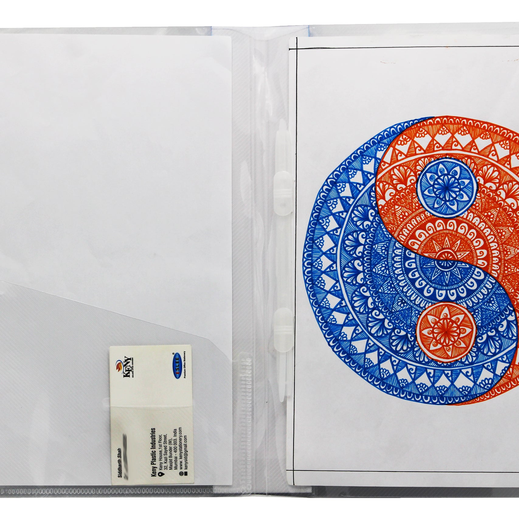 Keny Presentation Report File | FC Size | Pack Of 10