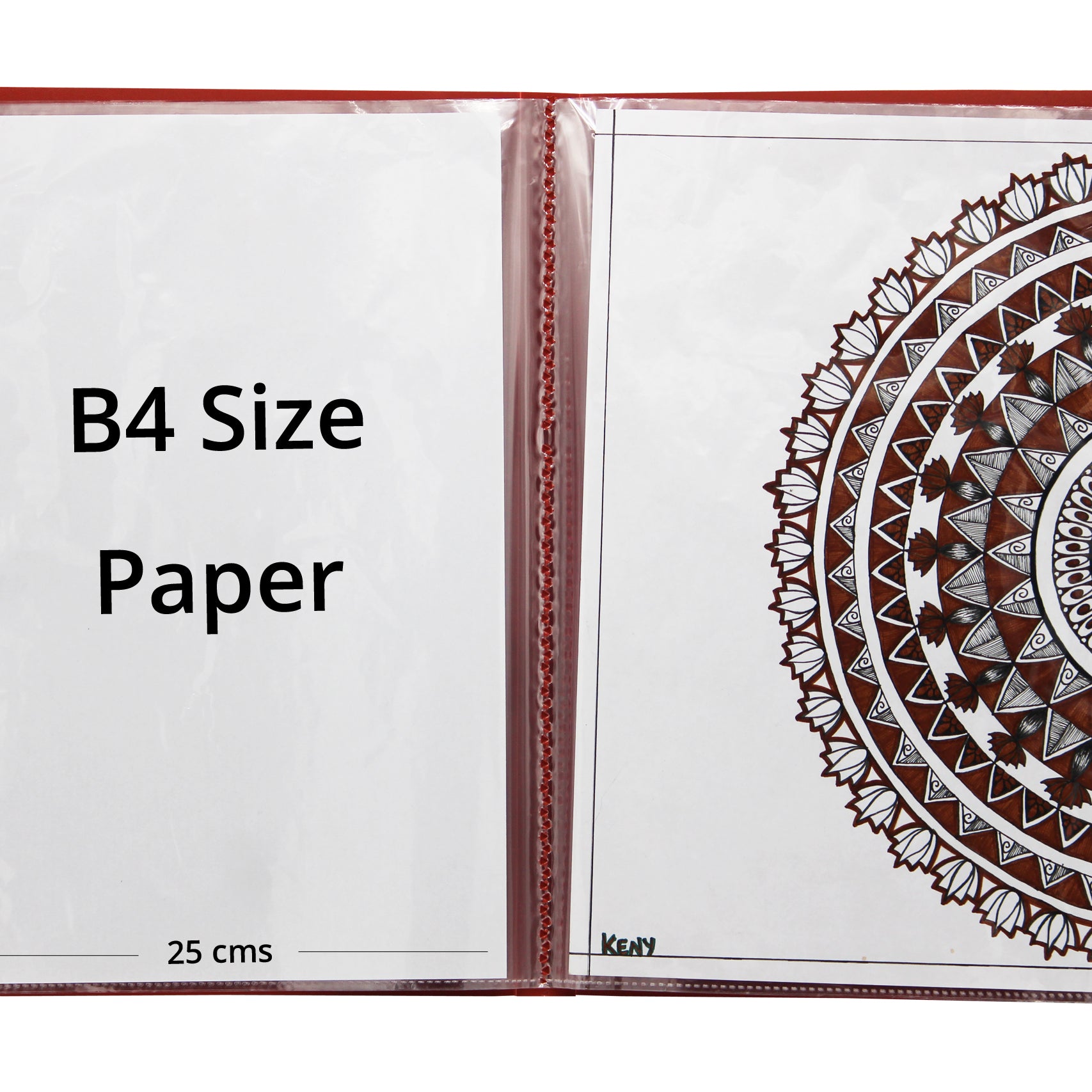 Keny Display File | 10 Pockets | B4 Size