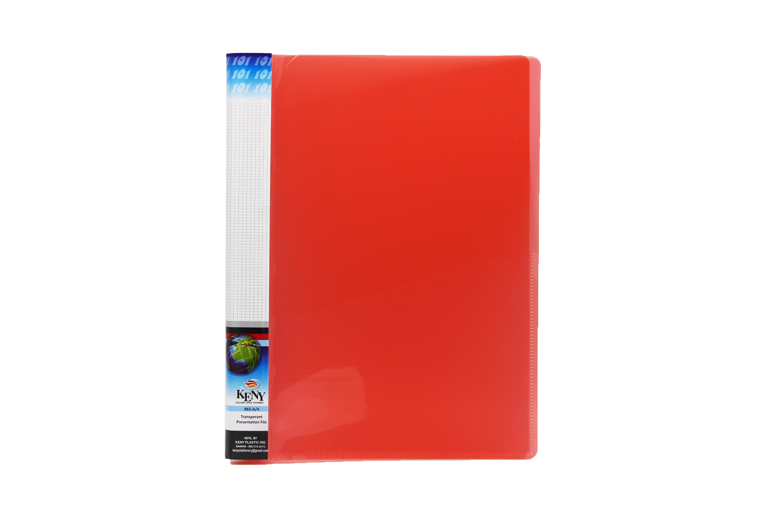 Keny Presentation Report File | A4 Size | Pack Of 10
