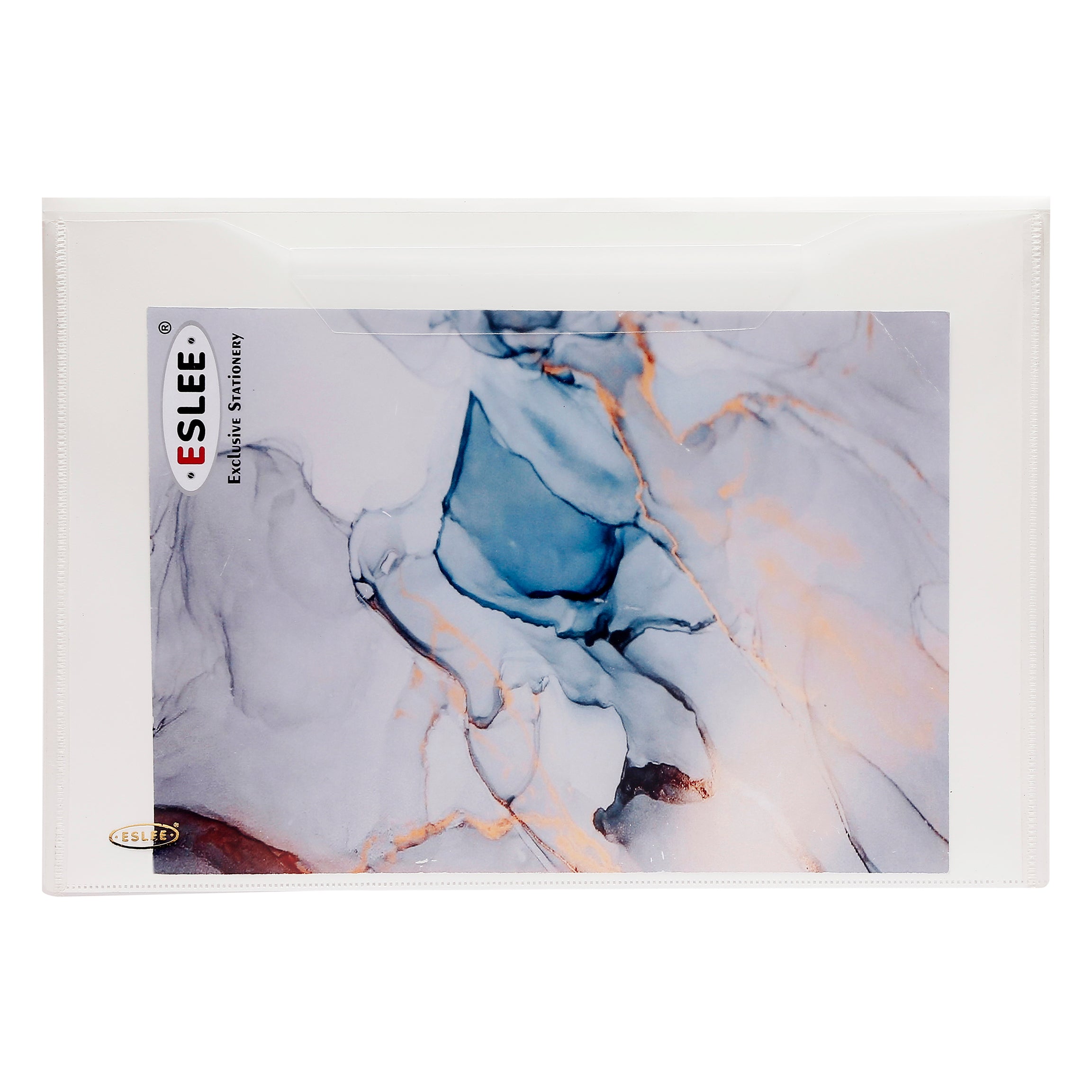 Eslee Envelope Button File with Back Pocket | FC Size | Pack of 10