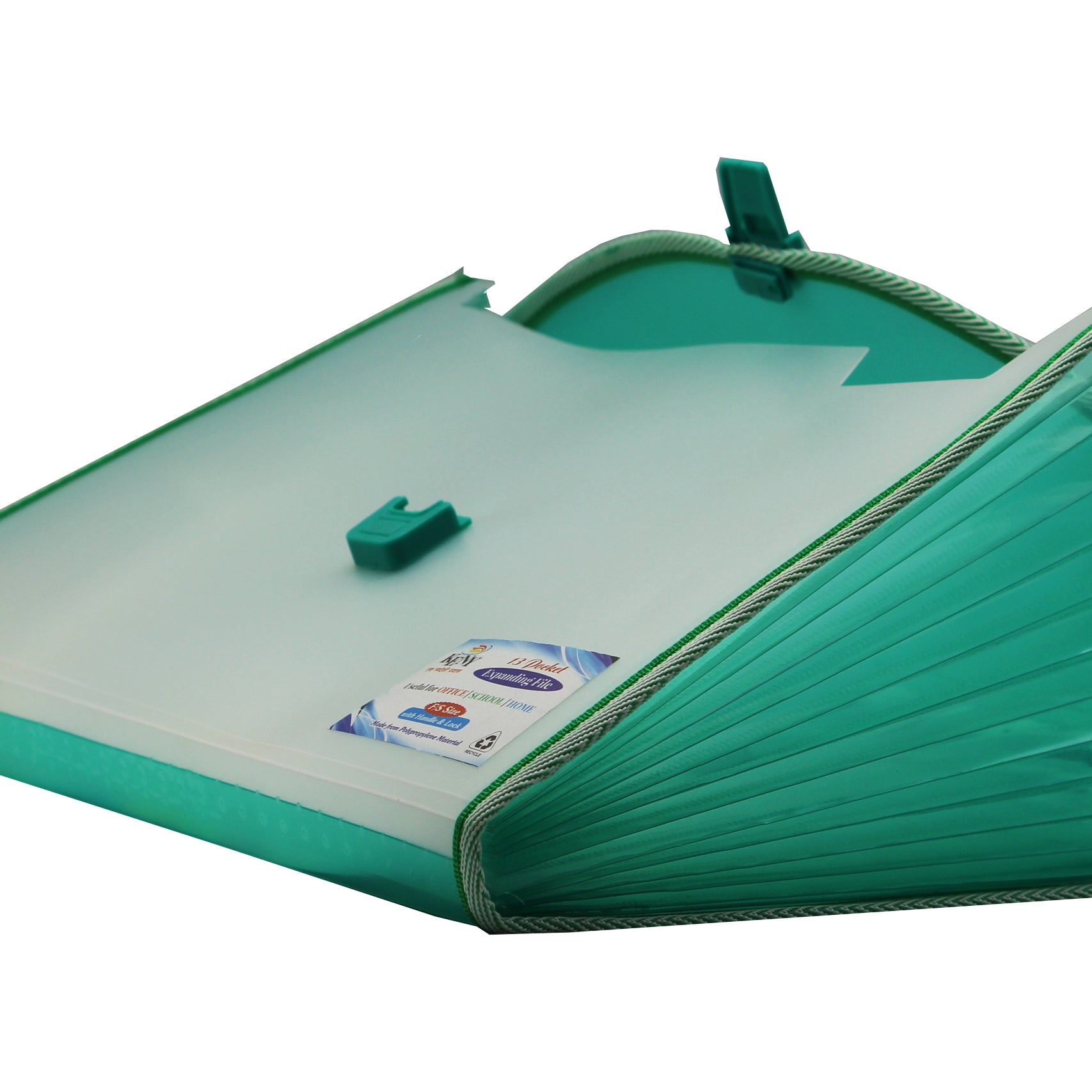 Keny Trasparent Expanding File | Piano File with 13 Pockets | FC Size