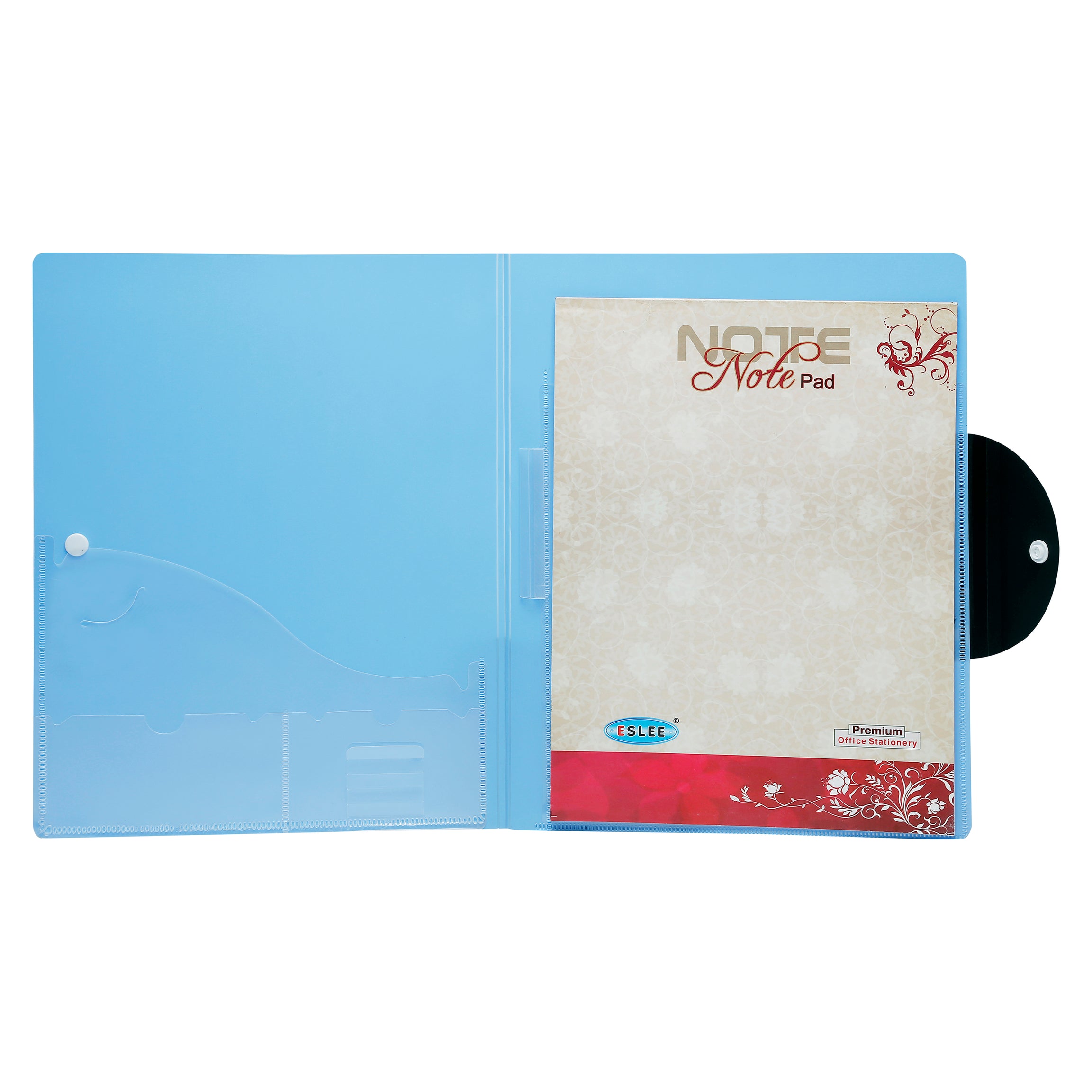 Eslee Rainbow Conference File | Pad & Button Flap | A4 Size