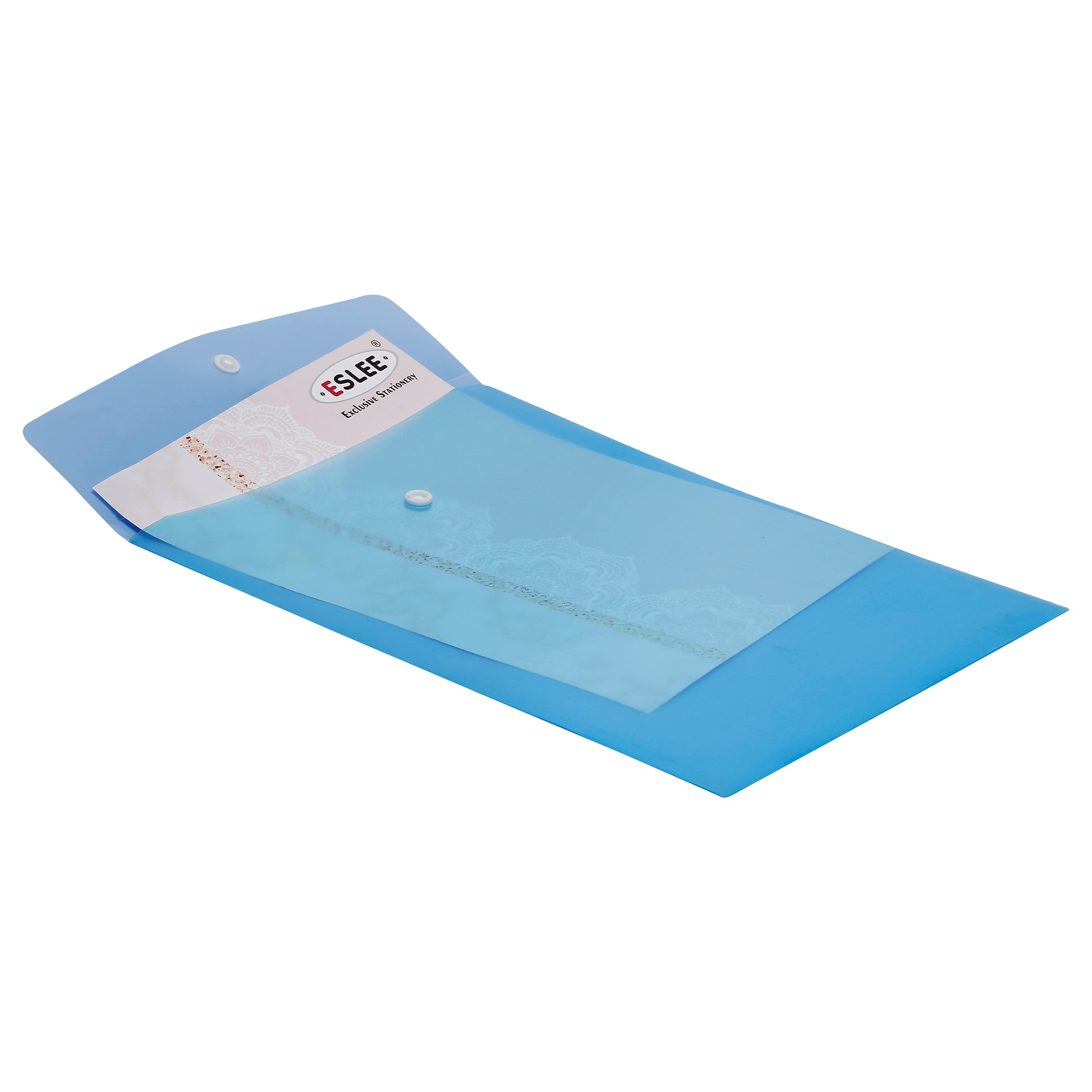 Eslee Vertical Envelope File | With Back Pocket | A4 Size | Pack of 10