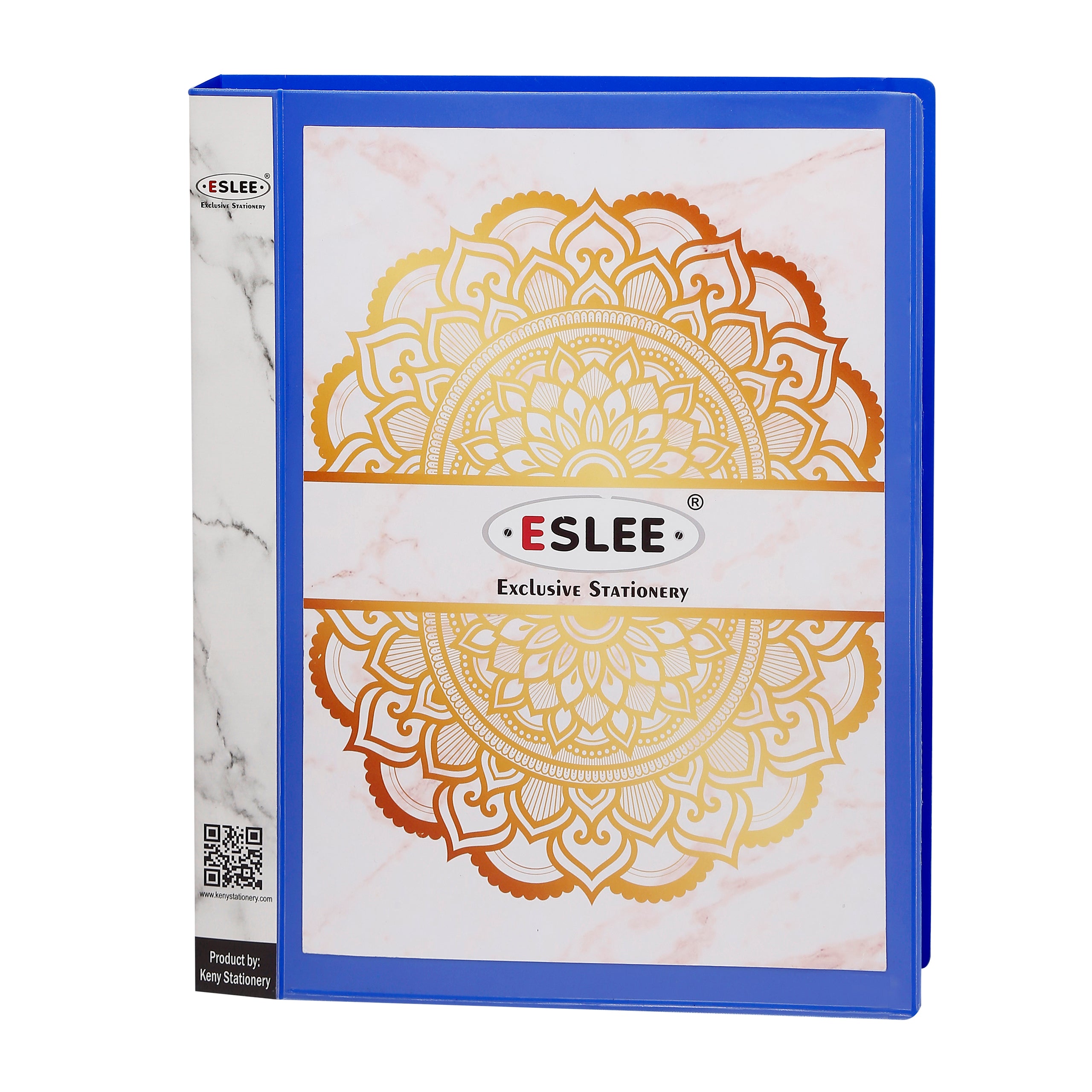 Eslee Front View Pocket Ring Binder File | 4 D 25 mm Clip |  FC Size