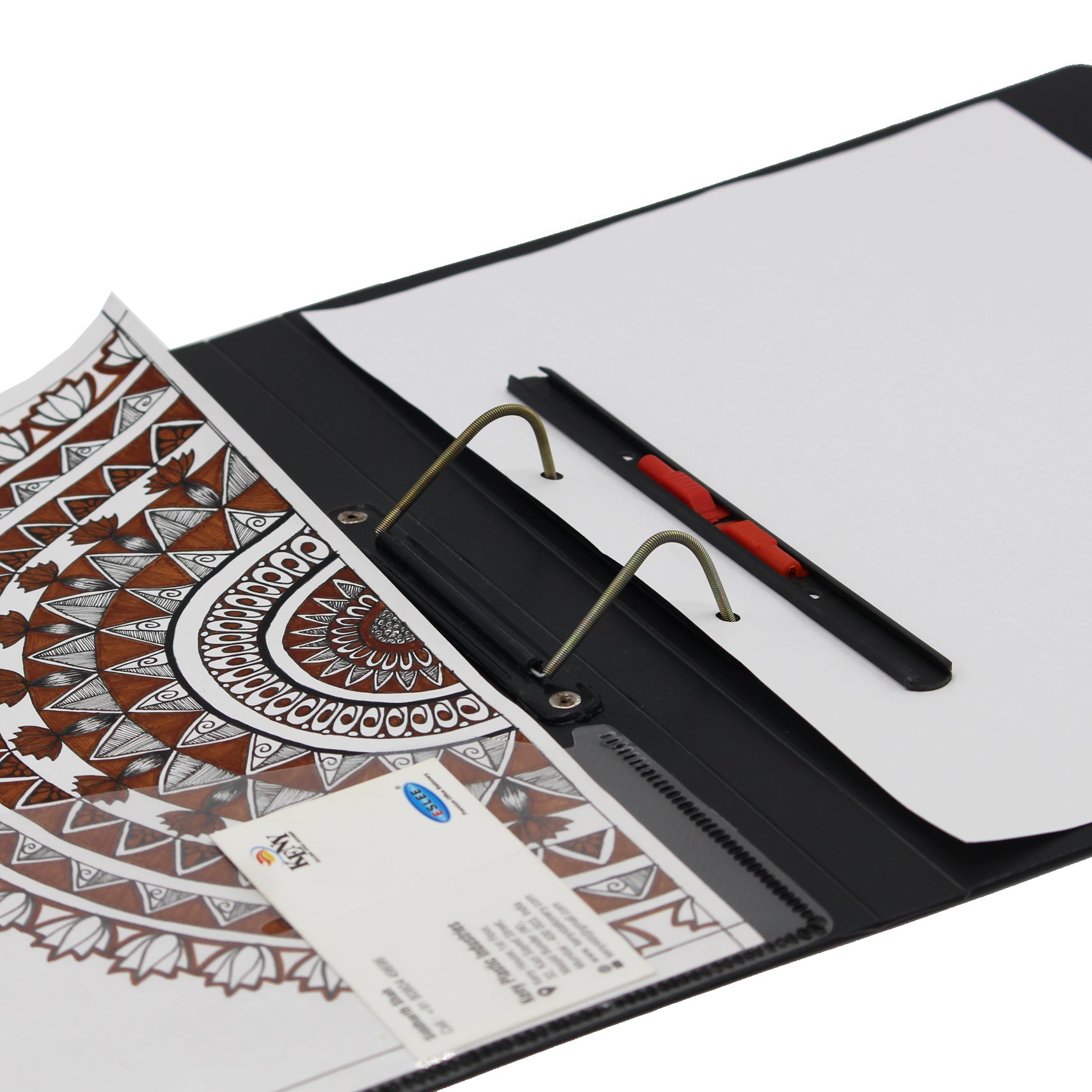 Keny Cobra Spring Clip File | Best for FC/ FS / Foolscap / Legal Size Paper | Stainless Cobra Spring Clip | (821F)