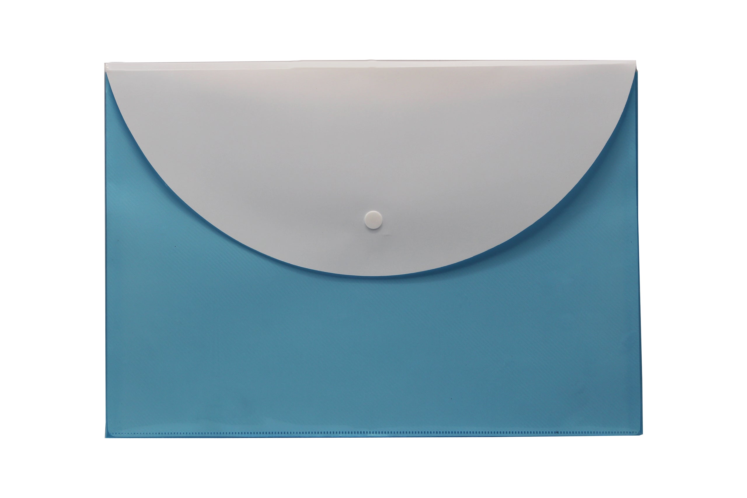 Keny My Clear Bag | Envelope Button File with Back Pocket | FC Size