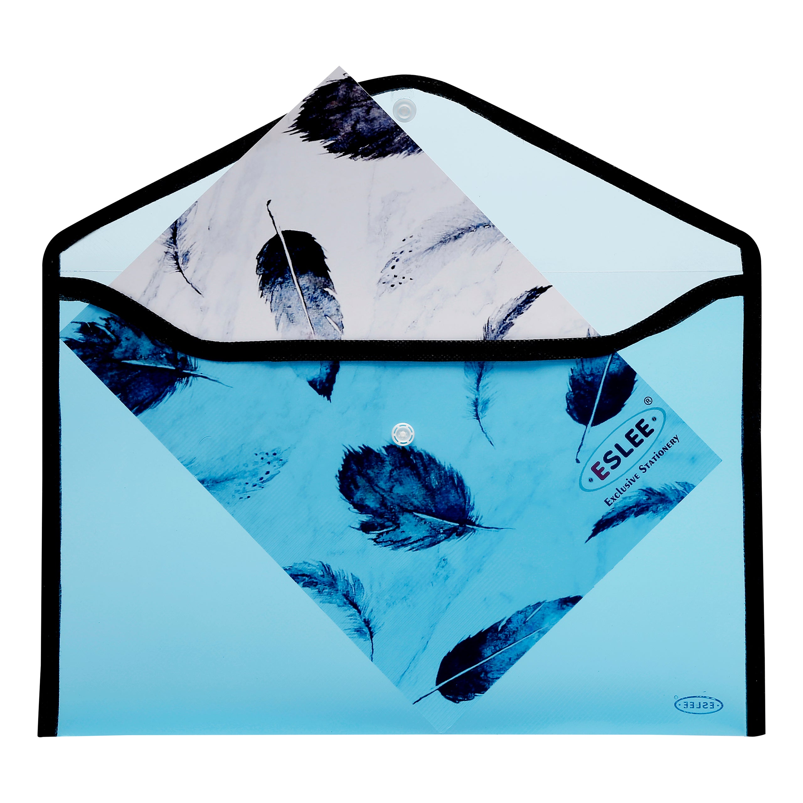 Eslee Crossline Envelope File | With Stitch Border | FC Size