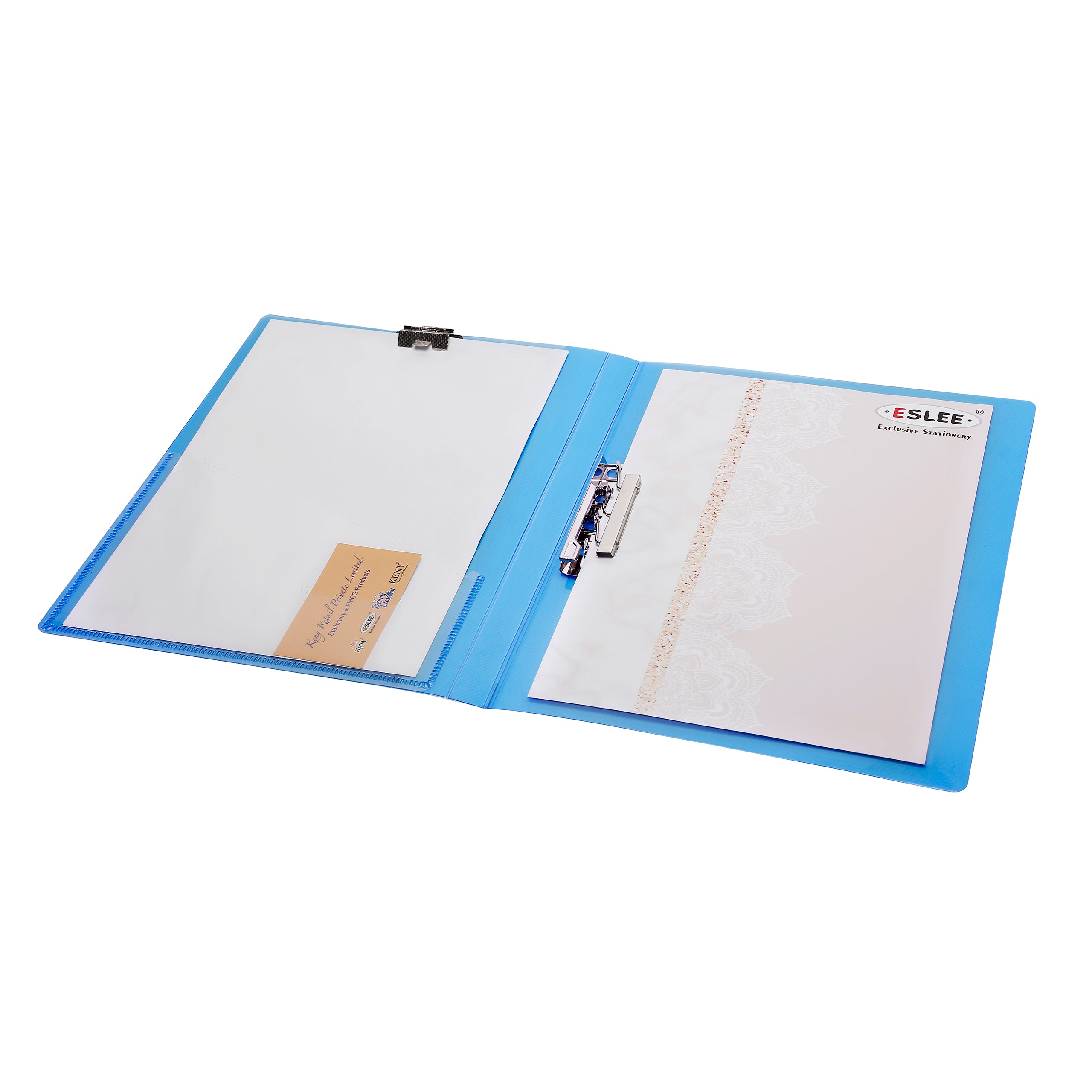 Eslee Crossline Double Clip File | Timex & Wire Clip | A4 Size