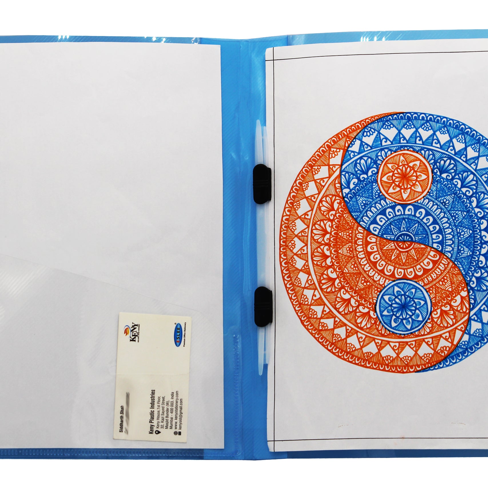 Keny Presentation Report File | Thin Jackets | A4 Size | Pack Of 10