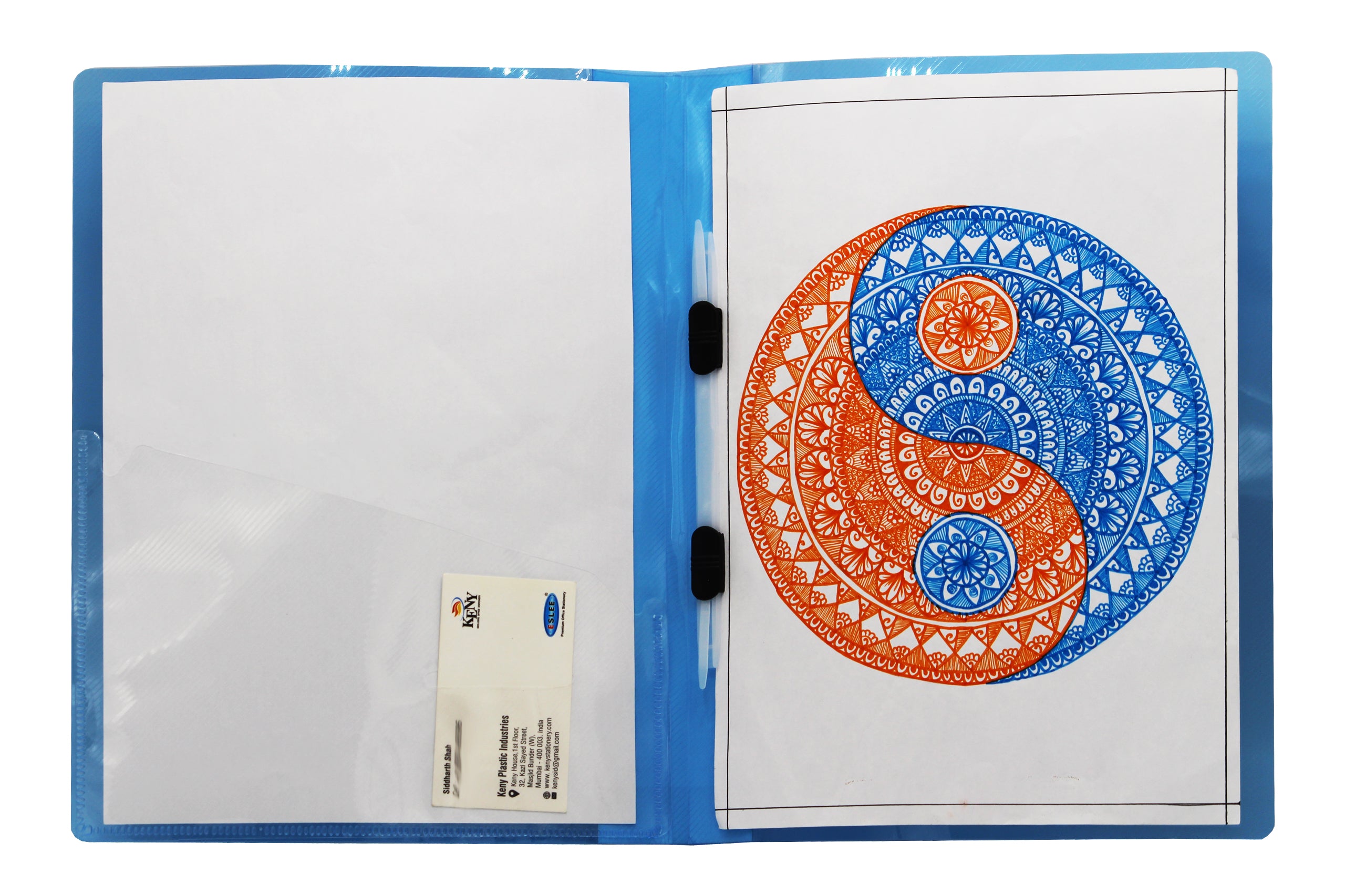 Keny Presentation Report File | Thin Jackets | A4 Size | Pack Of 10