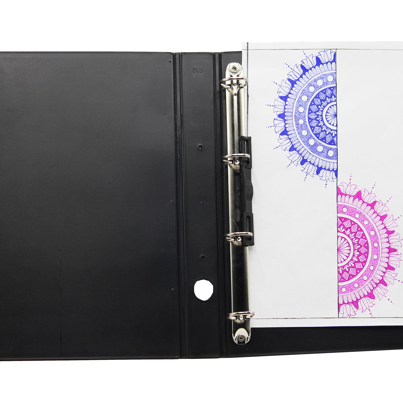 Keny Moulded Ring Binder File | 4D 25 mm Clip | Heavy-Duty File | A4 Size