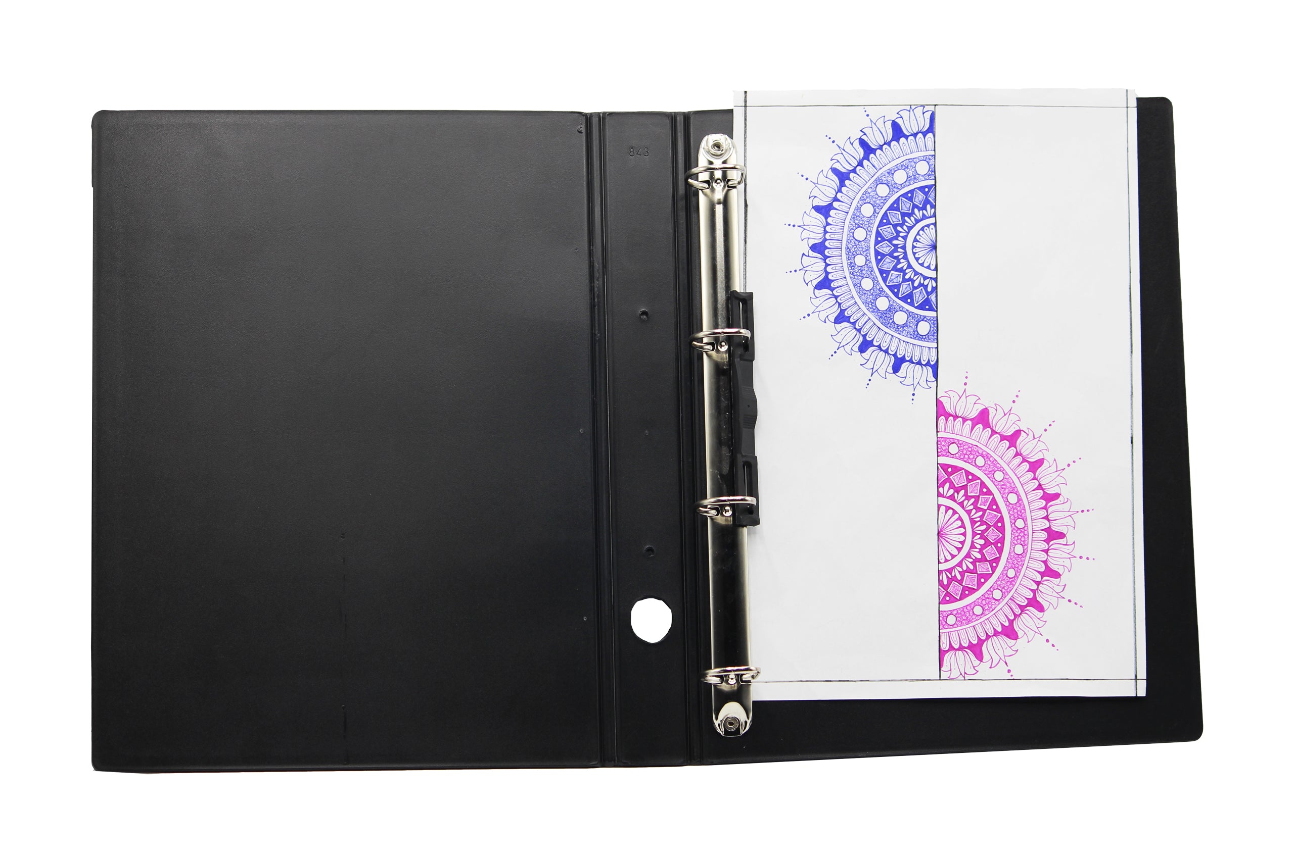 Keny Moulded Ring Binder File | 4D 25 mm Clip | Heavy-Duty File | A4 Size