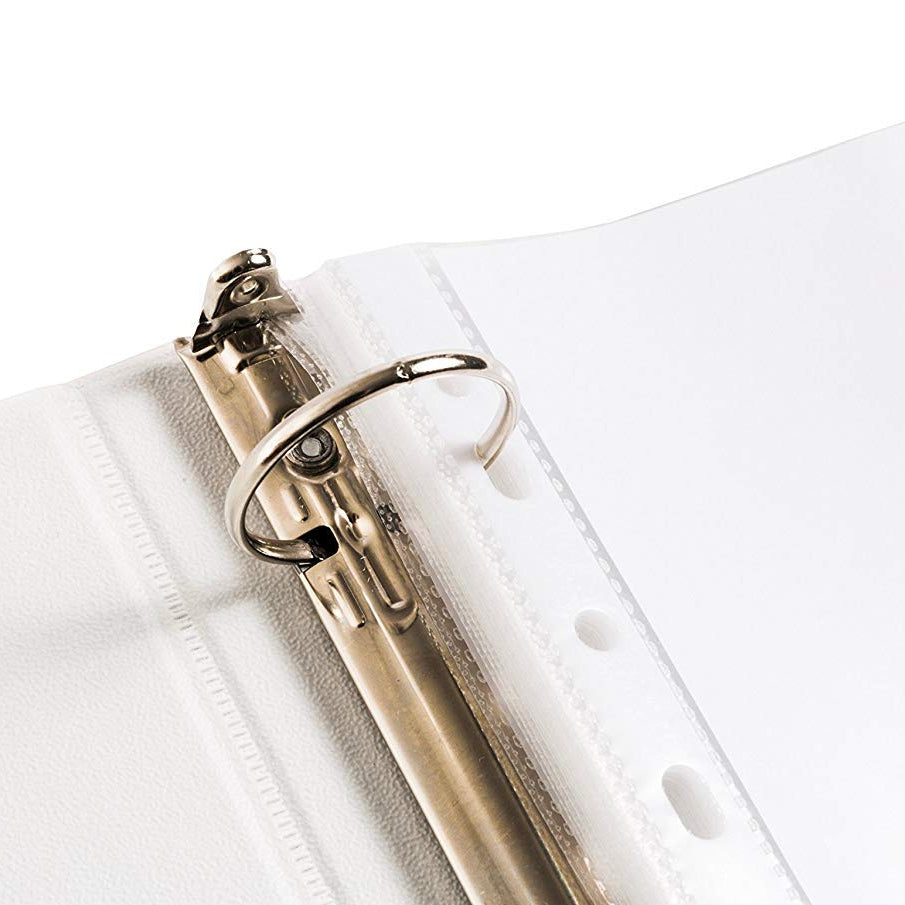 Keny Sheet Protector | Transparent 11 Hole Folder | 200 Microns | FC Size | Pack of  50