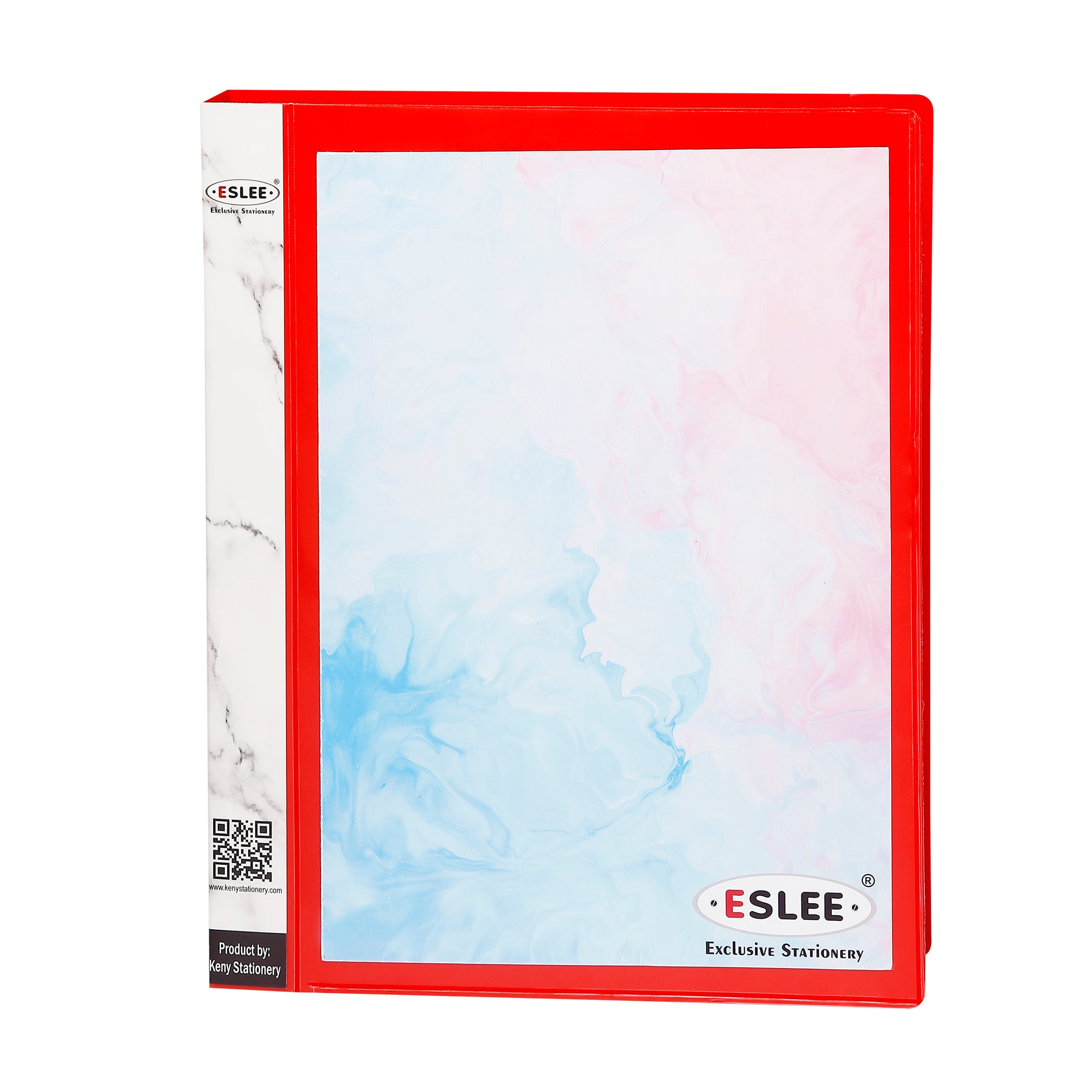 Eslee Front View Pocket Ring Binder File | 2 D 25 mm Clip |  FC Size