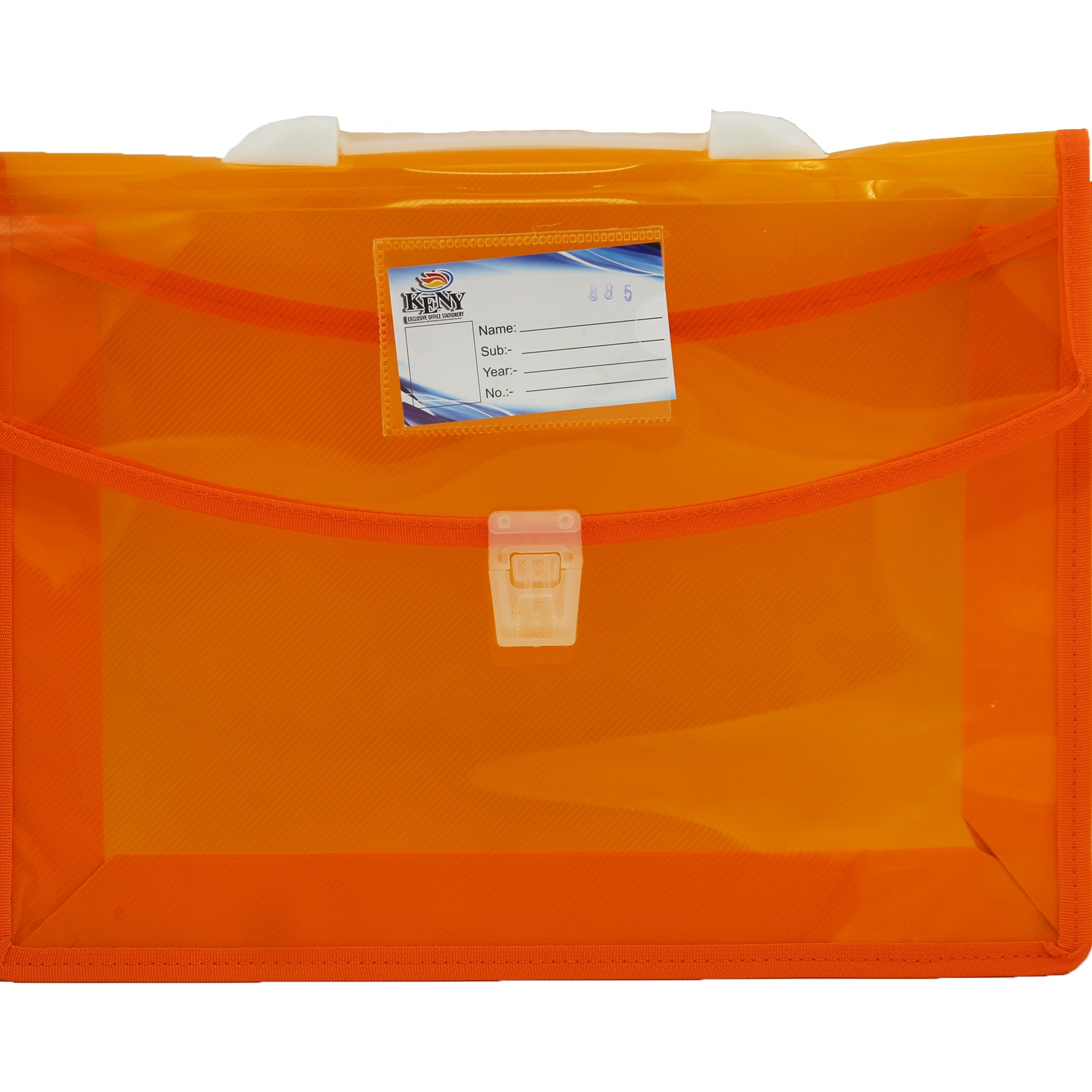Keny Dual Colour Document Folder | With Handle & Lock | FC Size