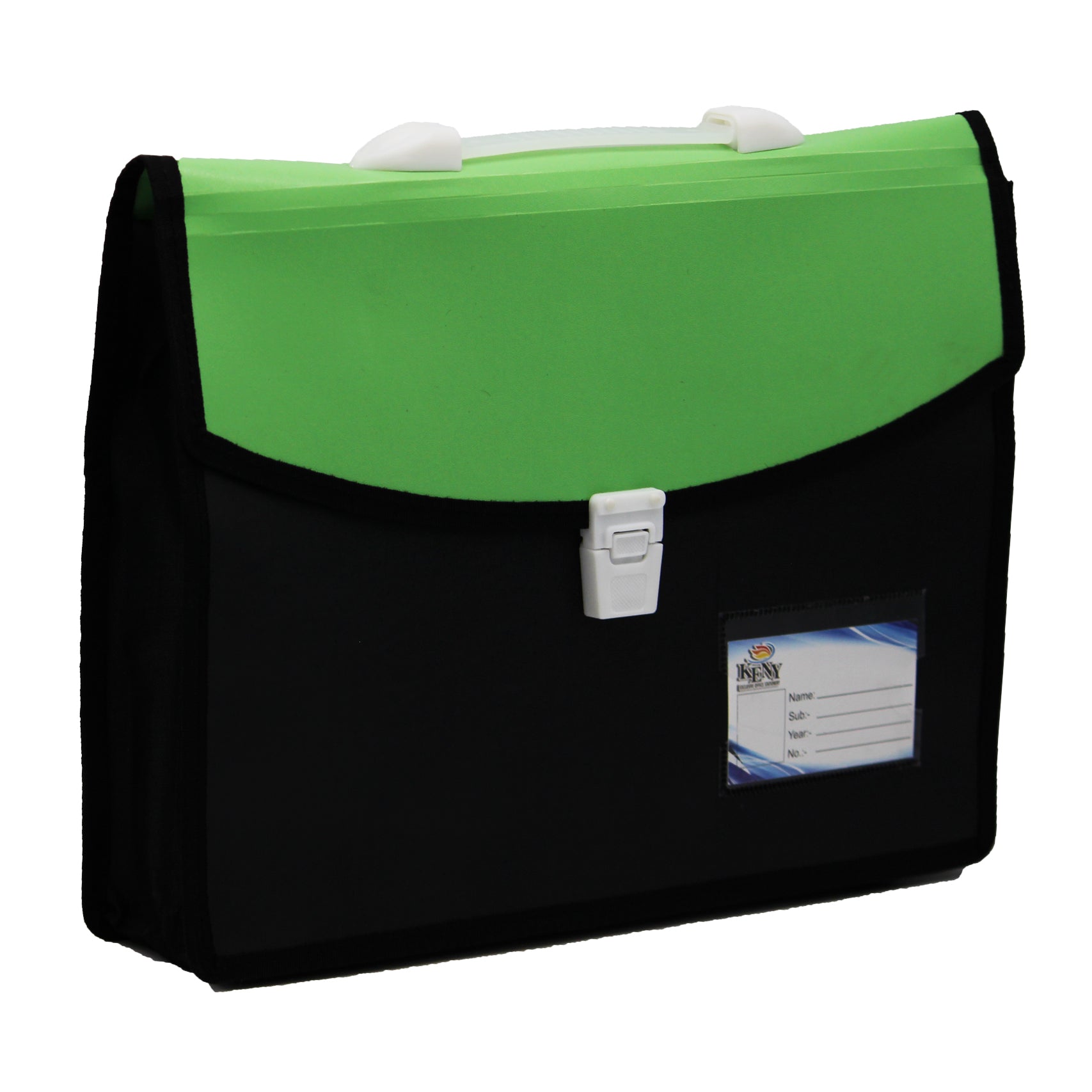 Keny Dual Colour Document Folder | With Handle & Lock |FC Size