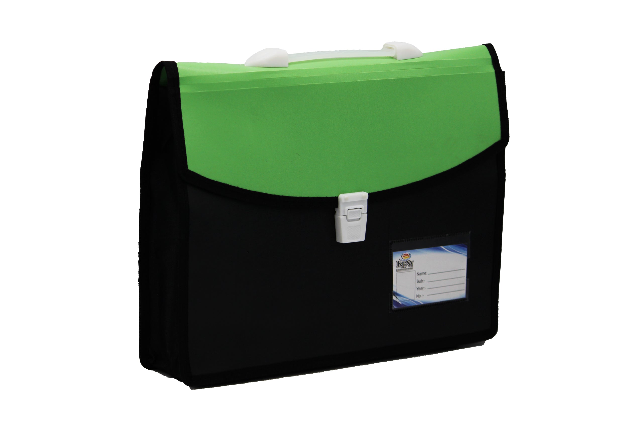 Keny Dual Colour Document Folder | With Handle & Lock |FC Size