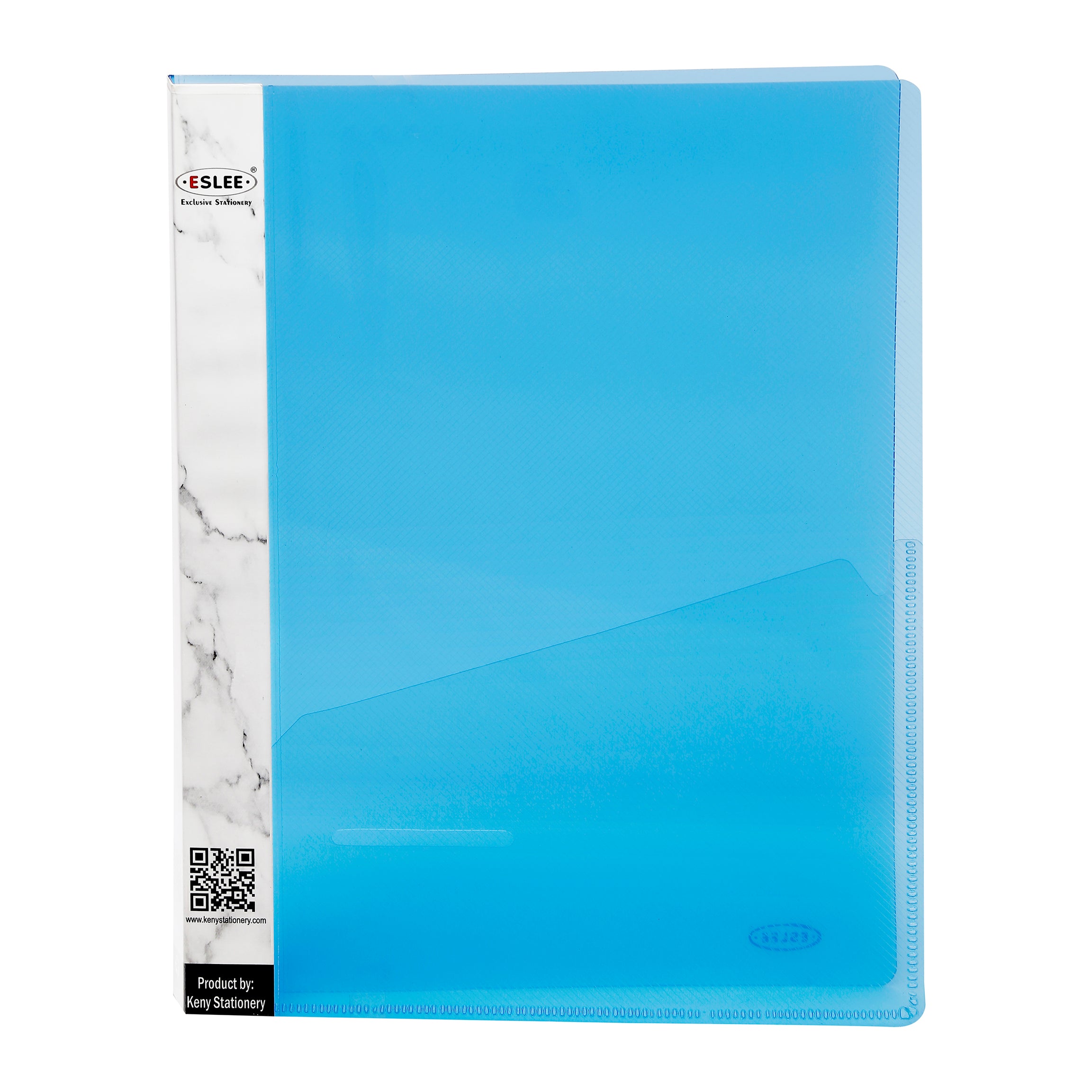 Eslee Straightline Presentation File with Pocket | FC Size | Pack of 10