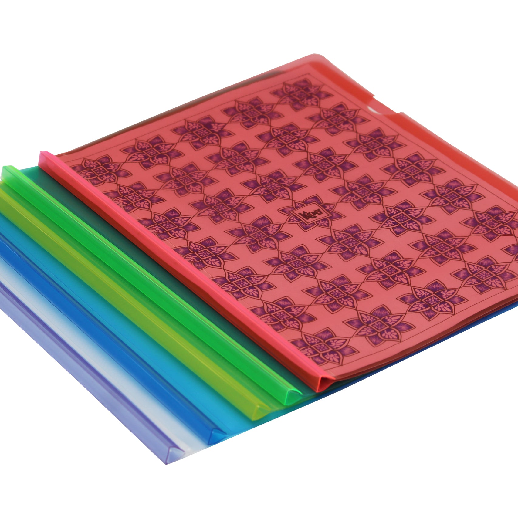 Keny Multi-Colour Crossline Strip File | Report File | A4 Size | Pack of 12