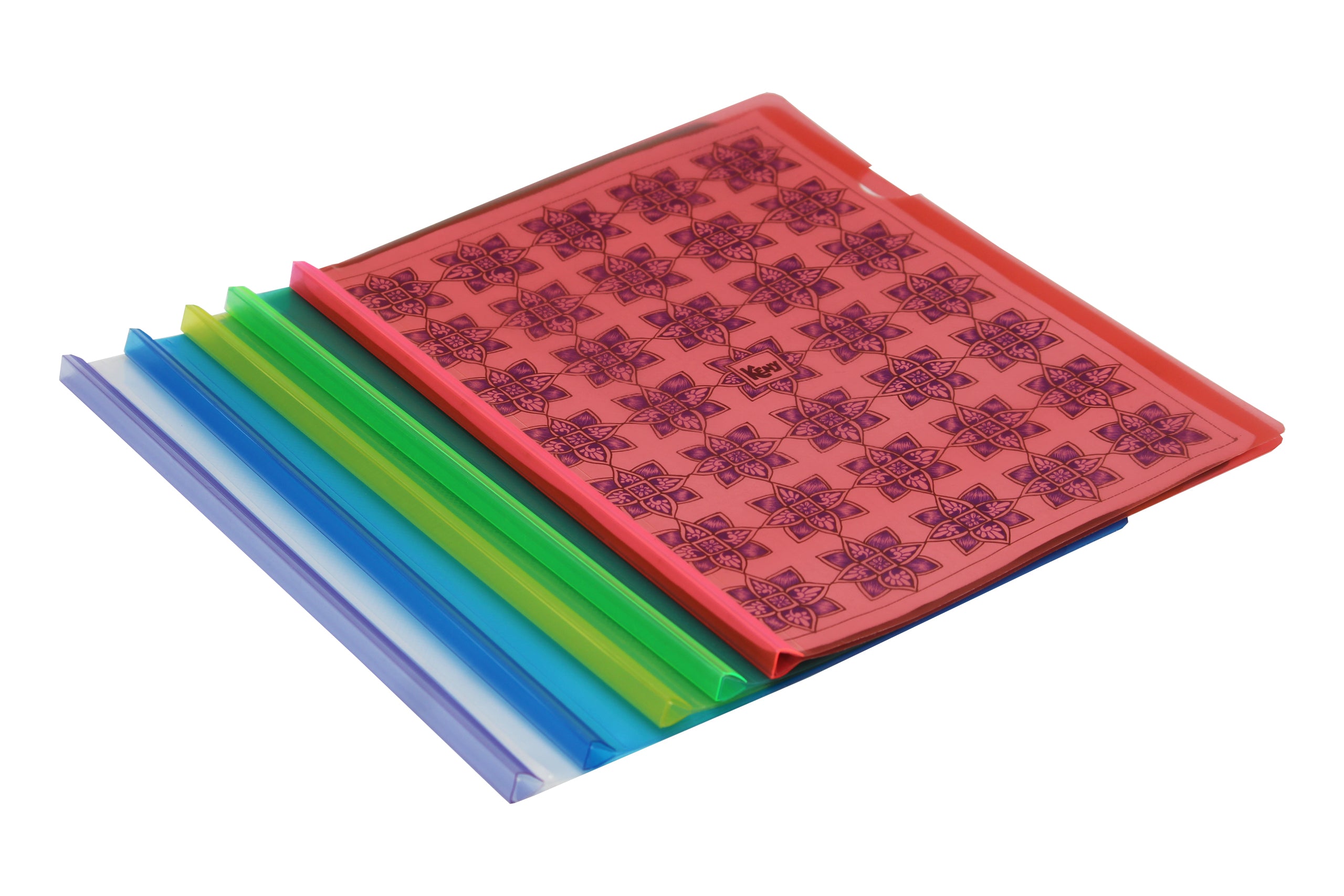 Keny Multi-Colour Crossline Strip File | Report File | A4 Size | Pack of 12