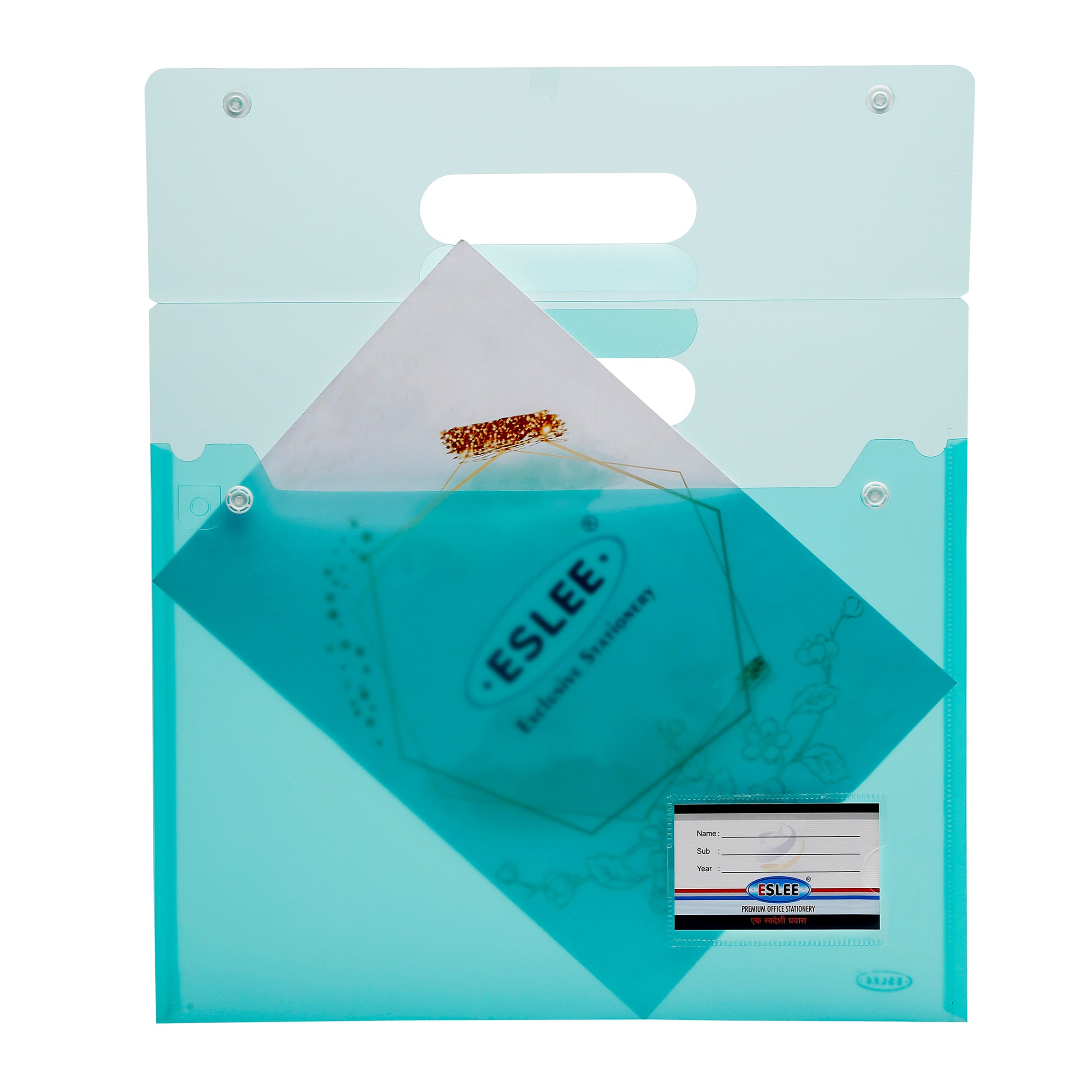 Eslee Envelope File | With Handle & Window | FC Size | Pack of 10