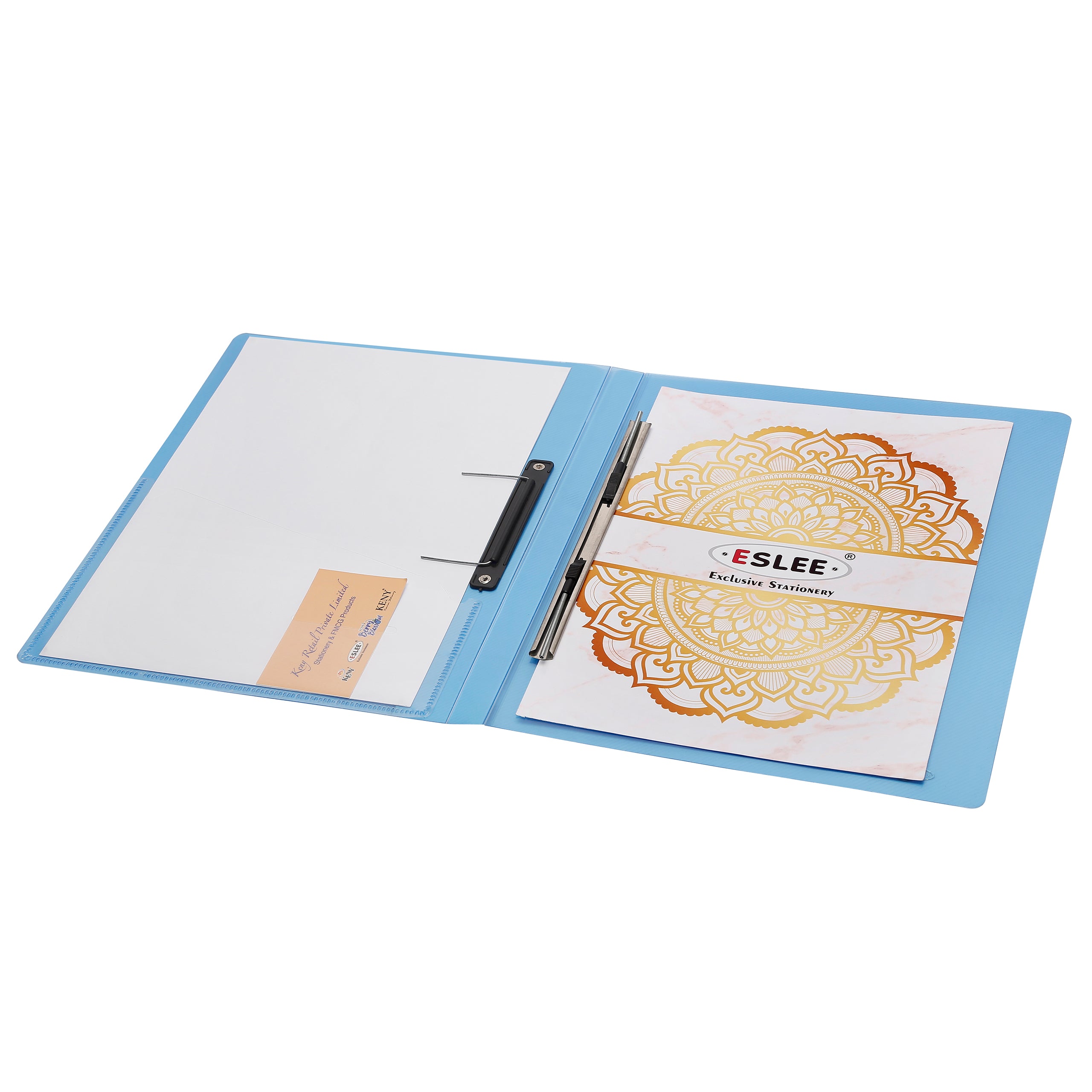 Eslee Crossline Cobra Spring Clip File | Stainless Steel Clip | FC Size