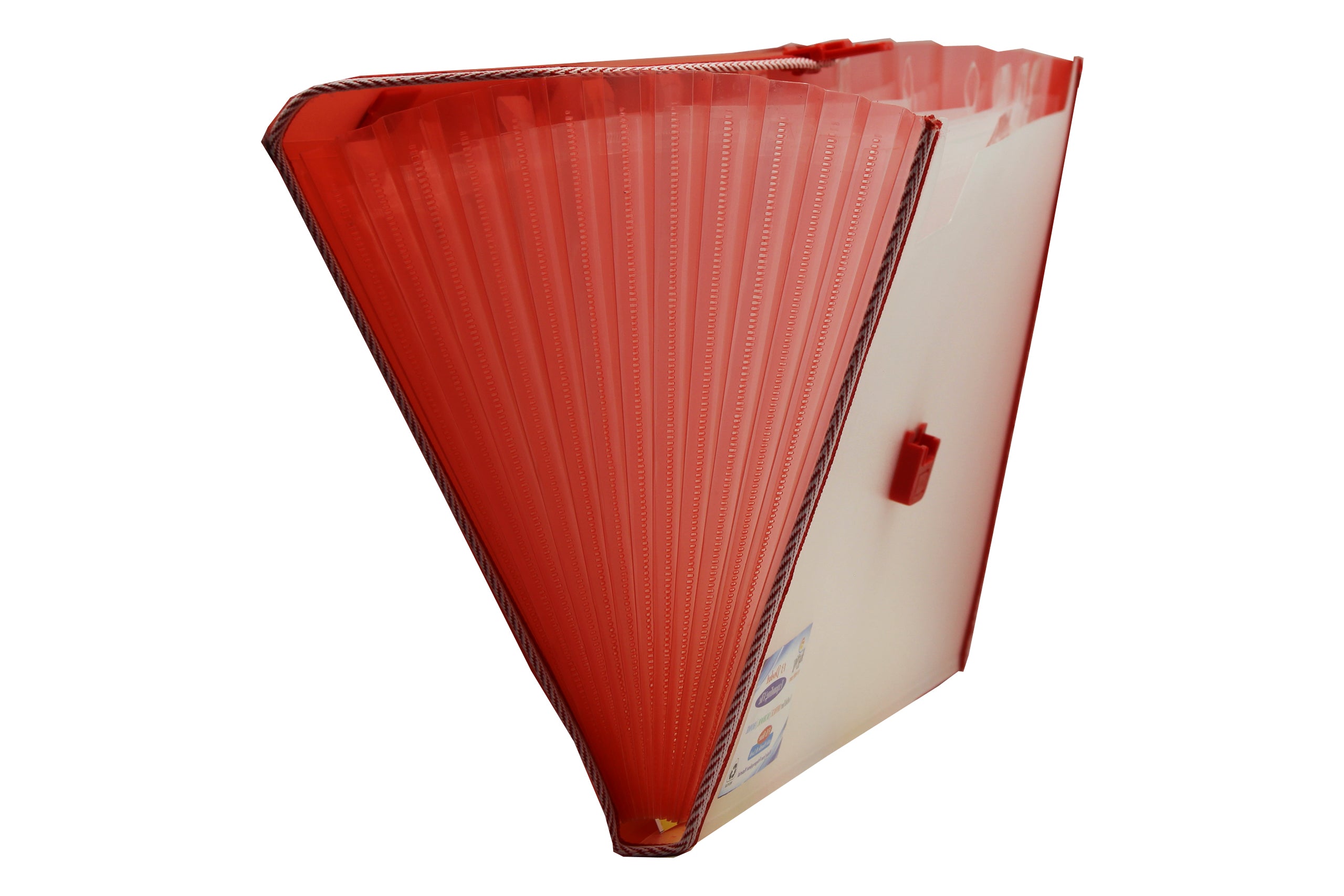 Keny Trasparent Expanding File | Piano File with 13 Pockets | FC Size