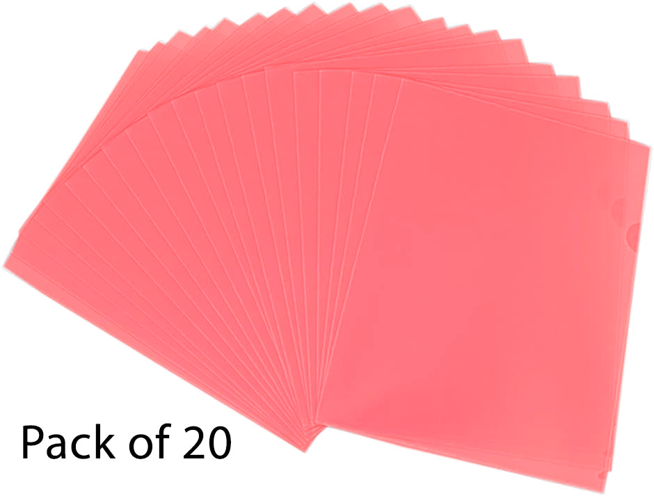 Keny L Folder | Standard Jackets | A4 Size | Pack of 20