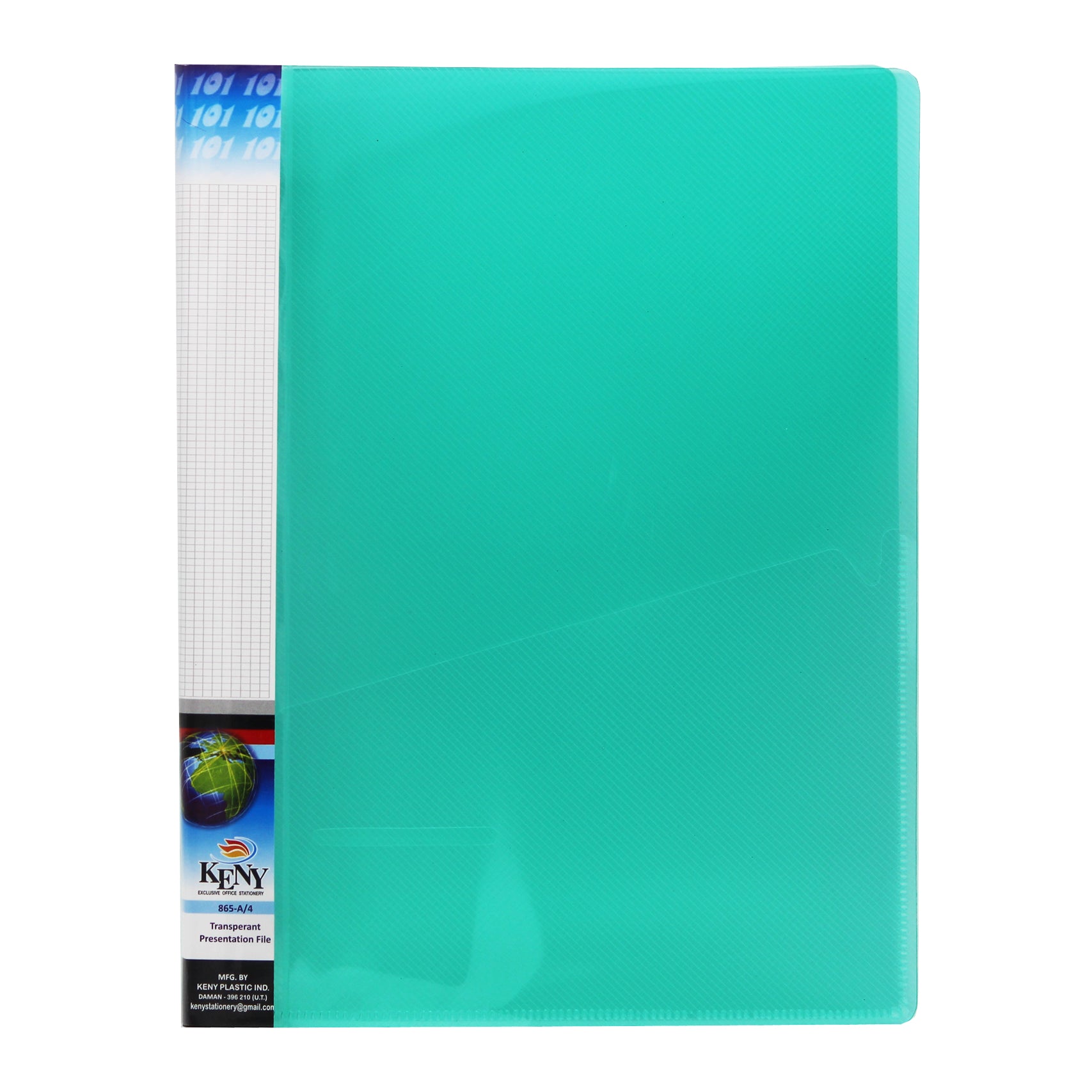 Keny Presentation Report File | A4 Size | Pack Of 10