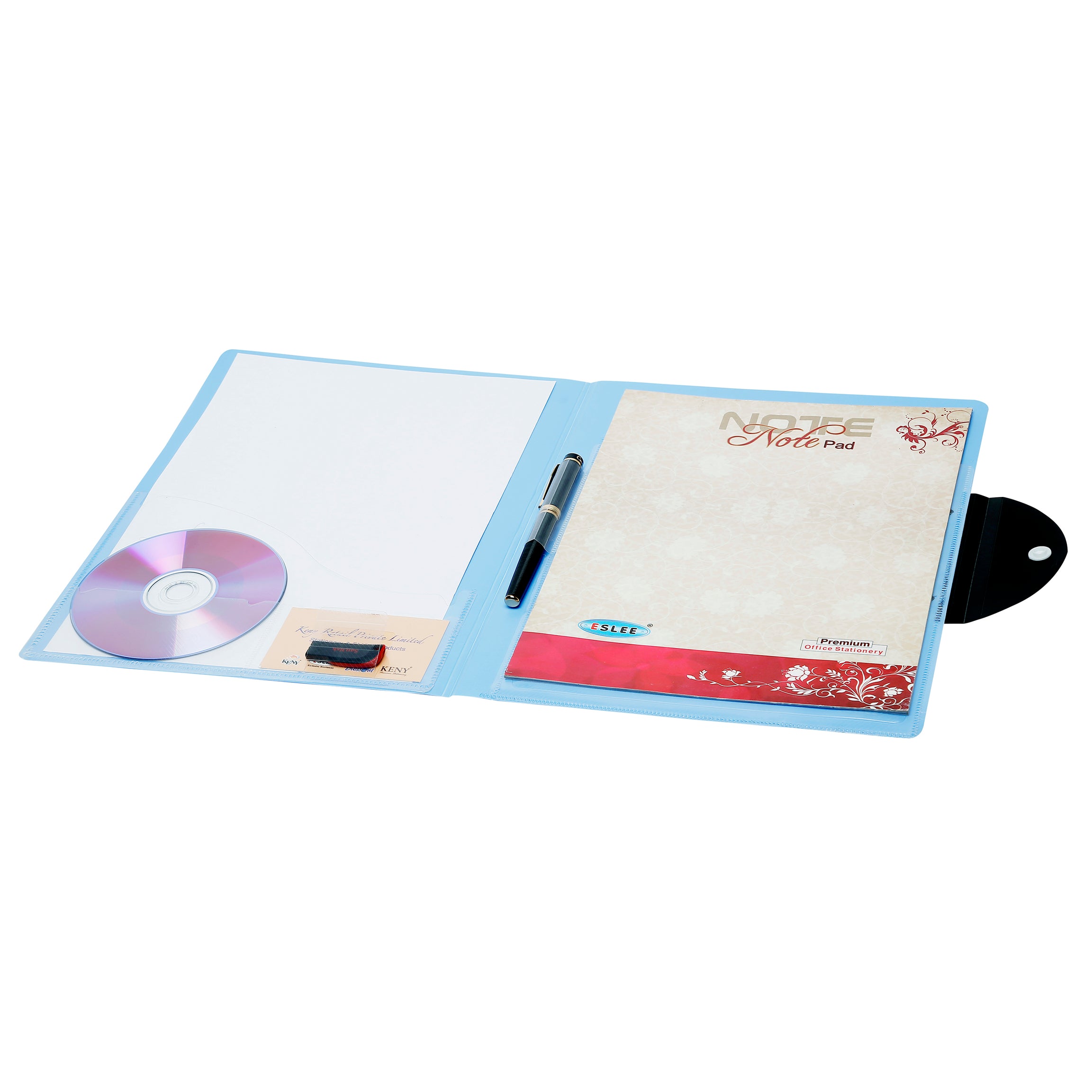 Eslee Rainbow Conference File | Pad & Button Flap | A4 Size