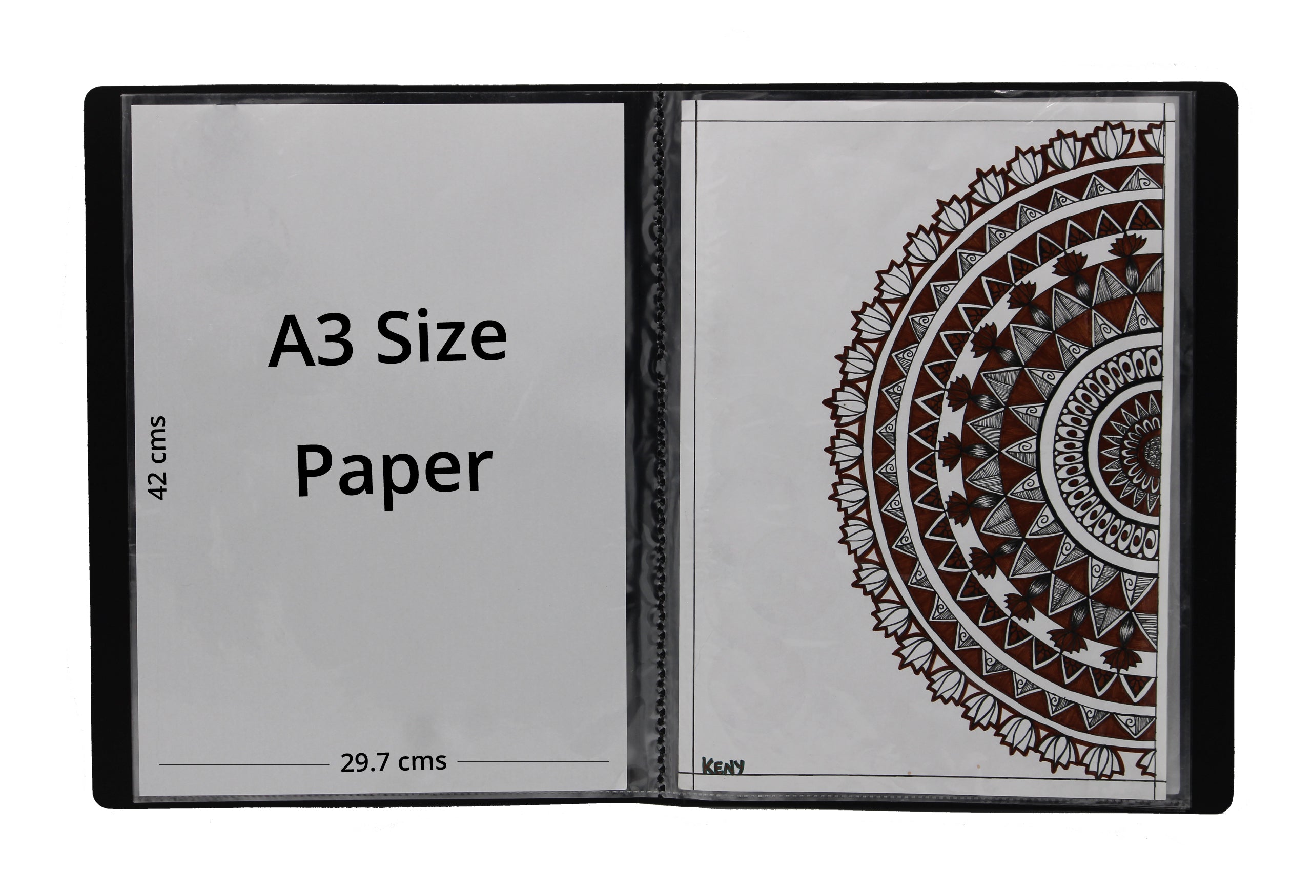 Keny Display File | 40 Pockets | A3 Size