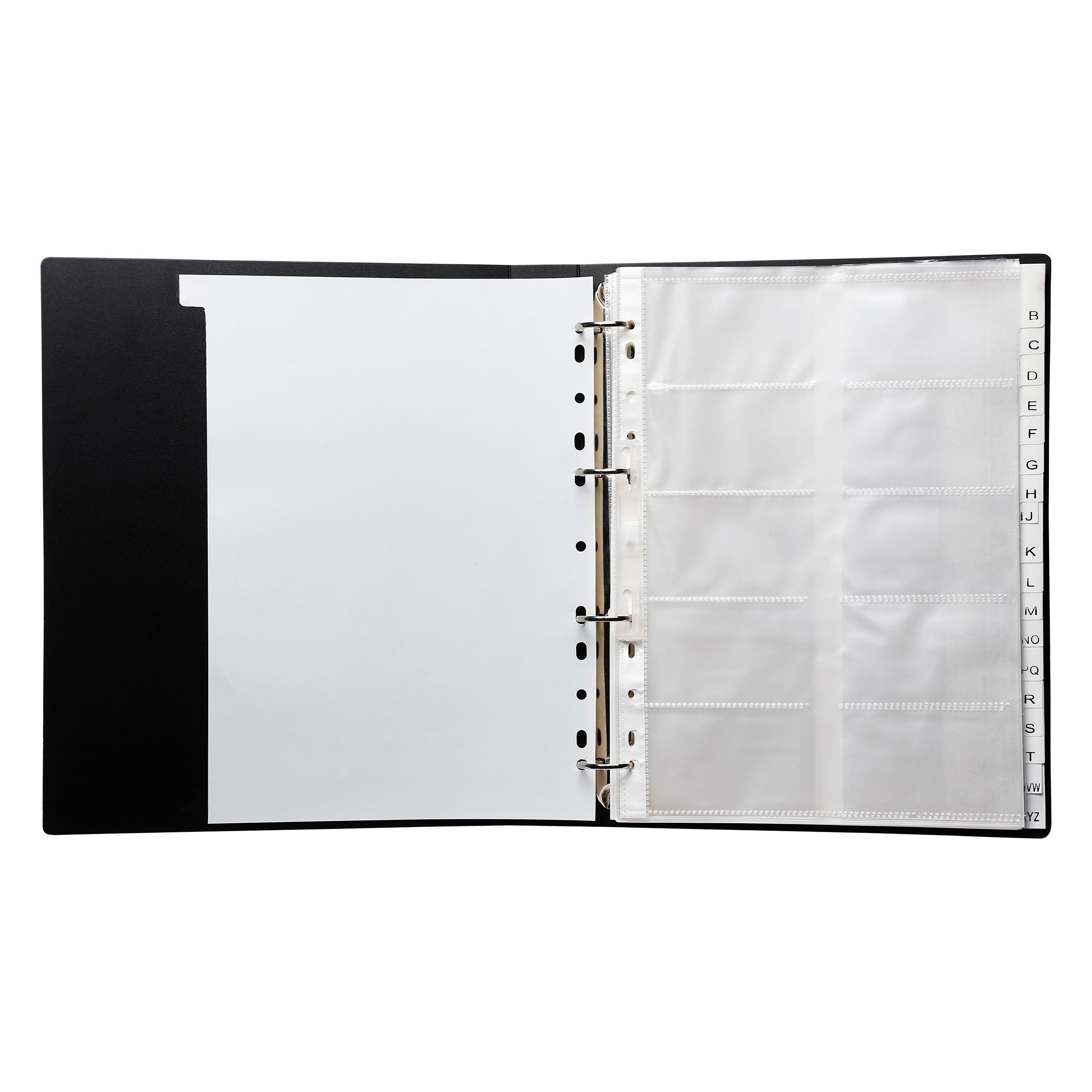 Eslee  Business Card Folder With Index Set | 10 Card Slots | 600 Pockets With Box